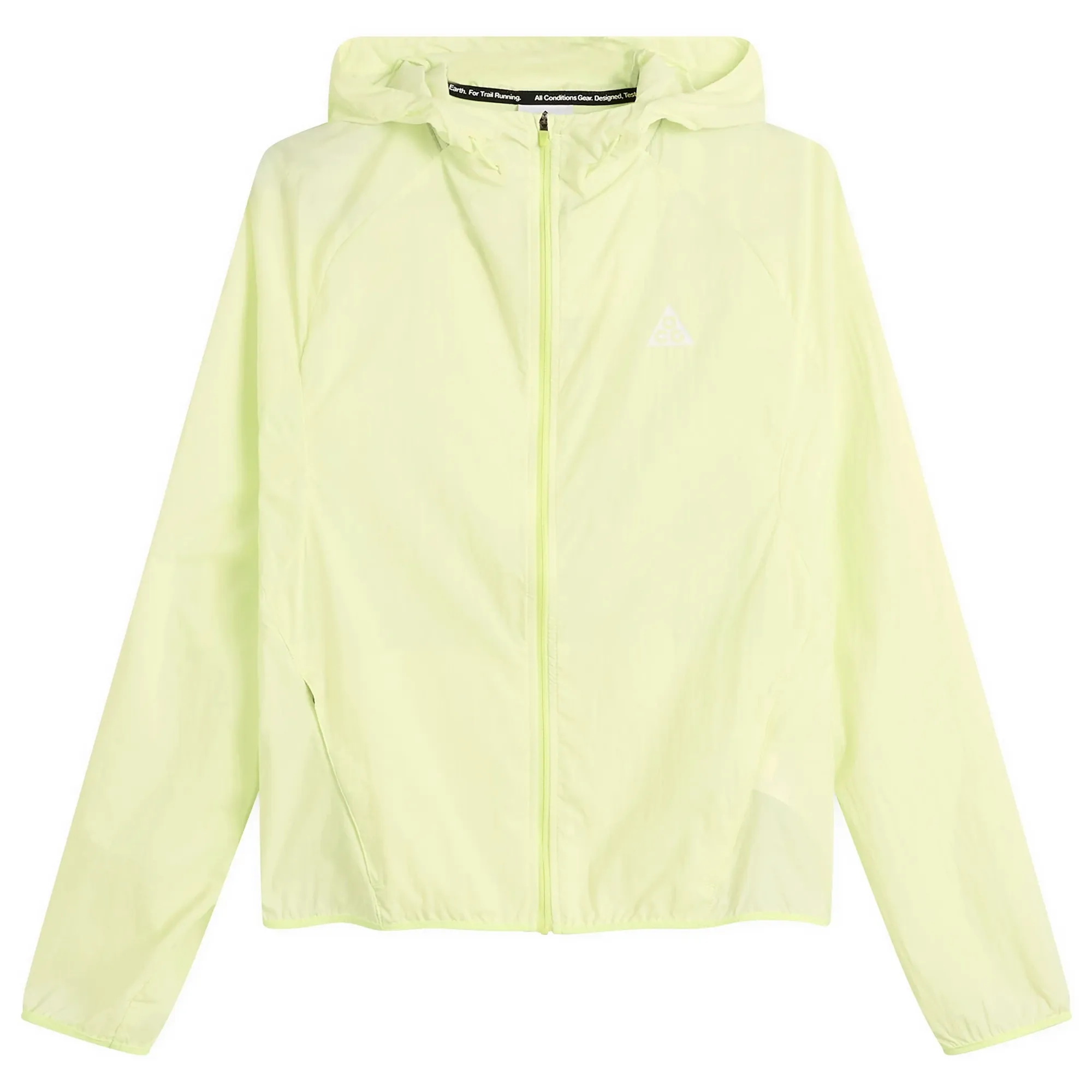 Nike Women's ACG Trail Repel Jacket Lt Lemon Twist/Peat Moss/Summit White