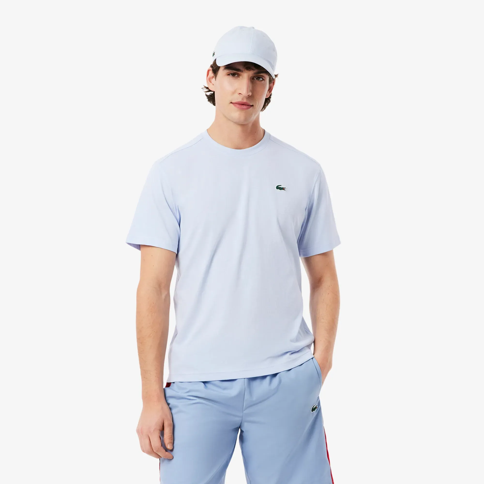 Lacoste Ultra Dry Cotton Sport T-shirt - Light Blue