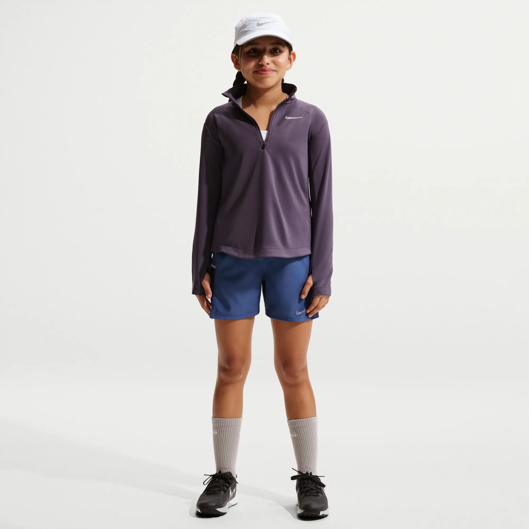 Nike Miler Older Kids' Dri-FIT Training Shorts - Mystic Navy