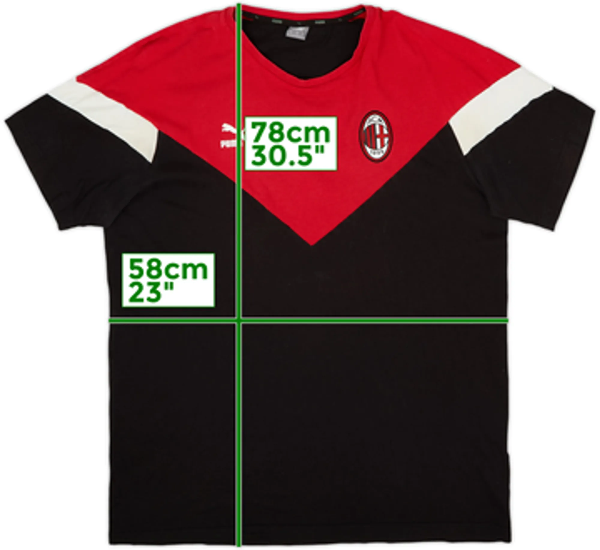 2019-20 AC Milan adidas Cotton Tee - 7/10 - (XL)
