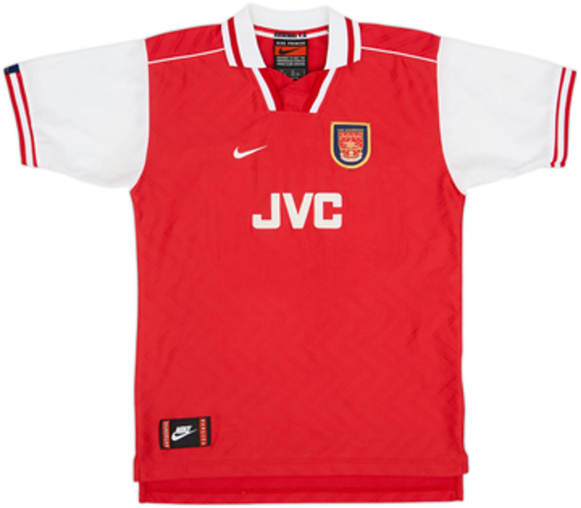 1996-98 Arsenal Home Shirt Bergkamp #10 - 6/10 - (XL)