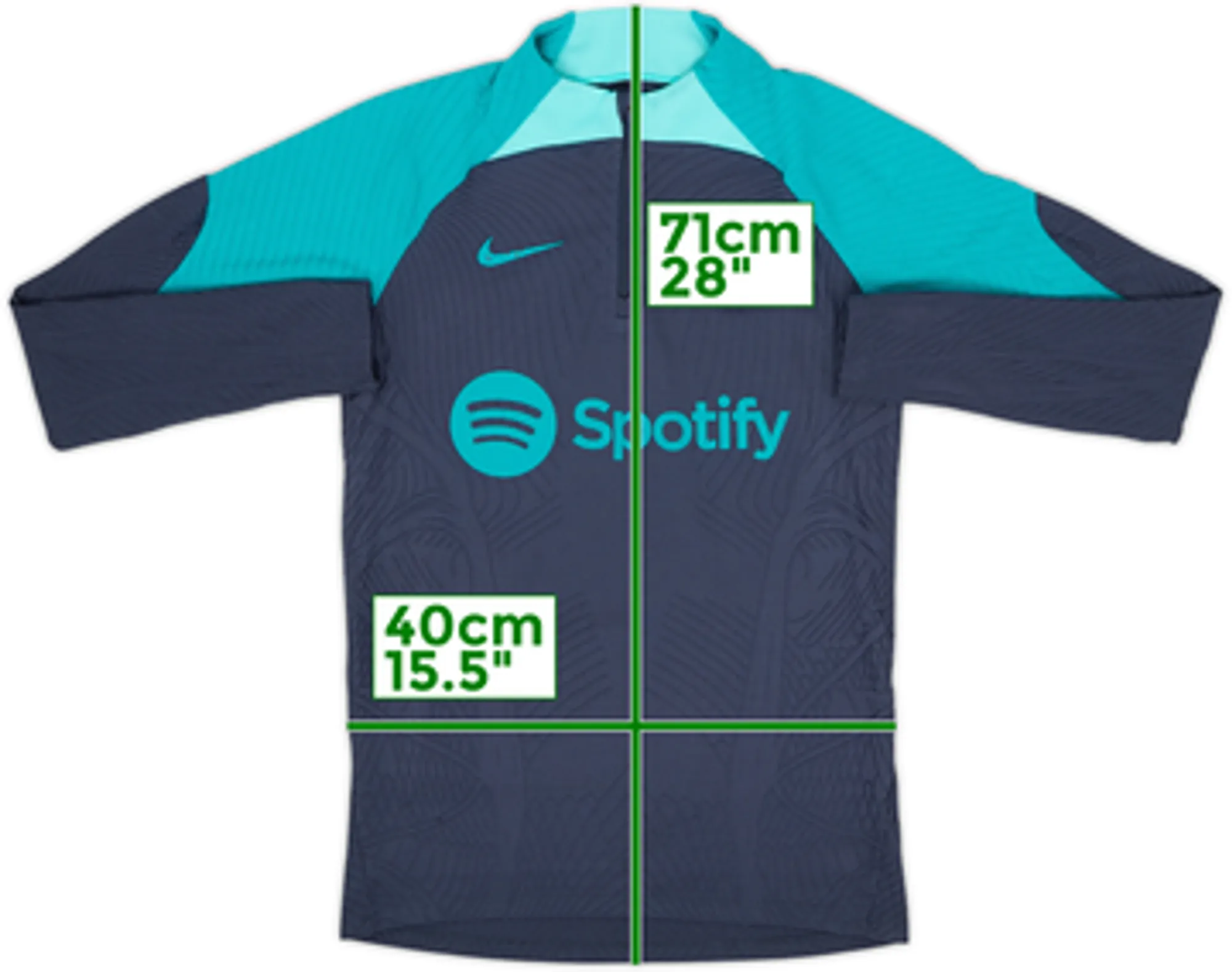 2023-24 Barcelona Dri-Fit ADV Nike 1/4 Zip Training Top - 8/10 - (XS)