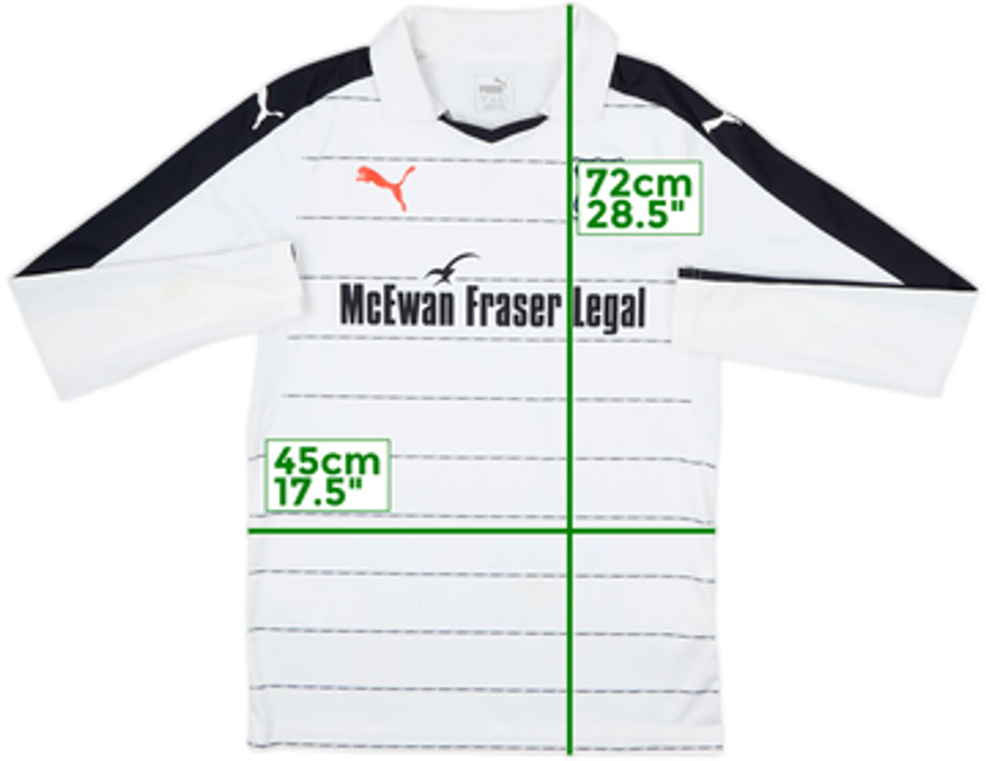 2016-17 Dundee FC Away L/S Shirt - 8/10 - (S)