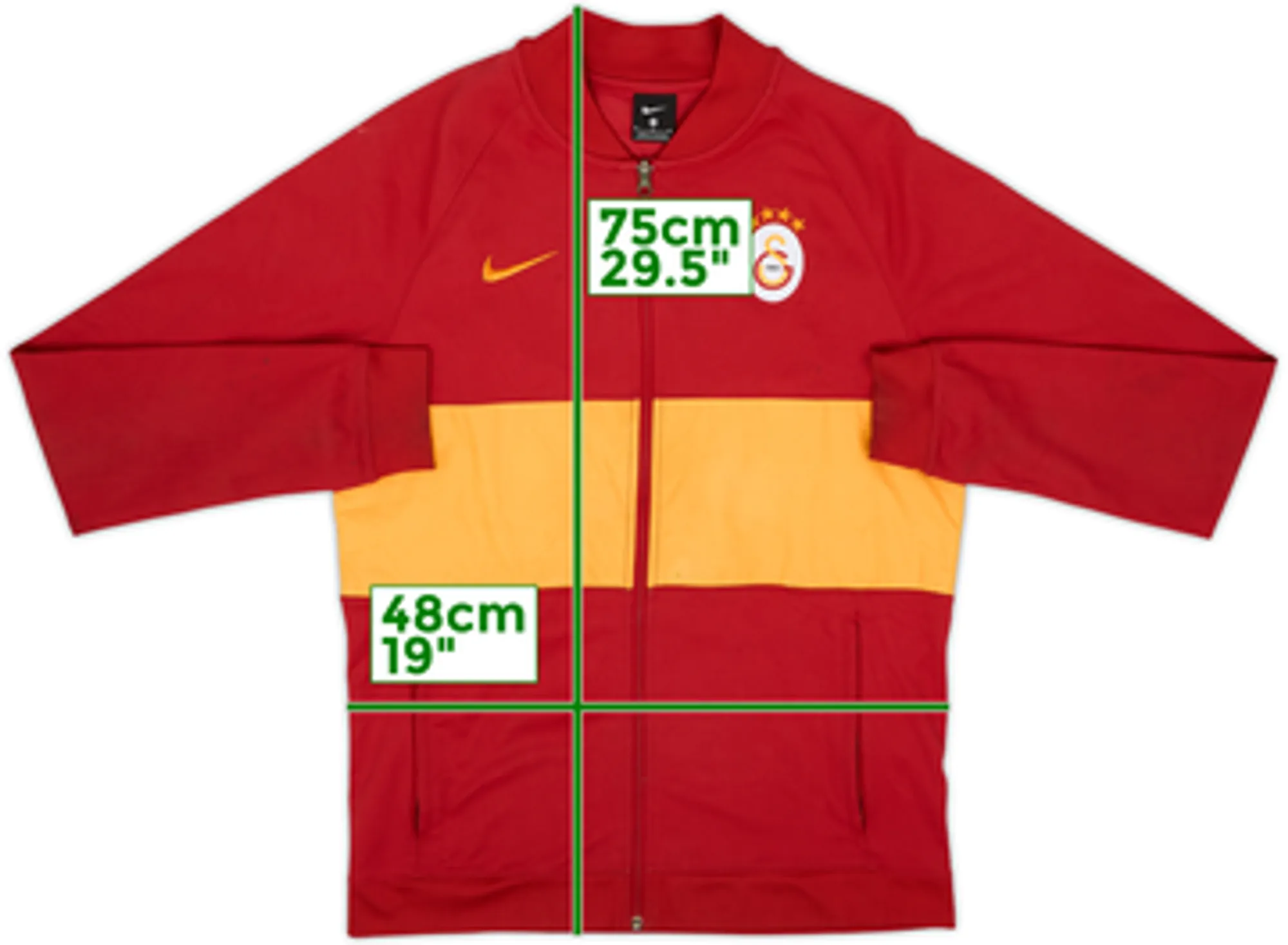 2021-22 Galatasaray Nike Track Jacket - 7/10 - (M)