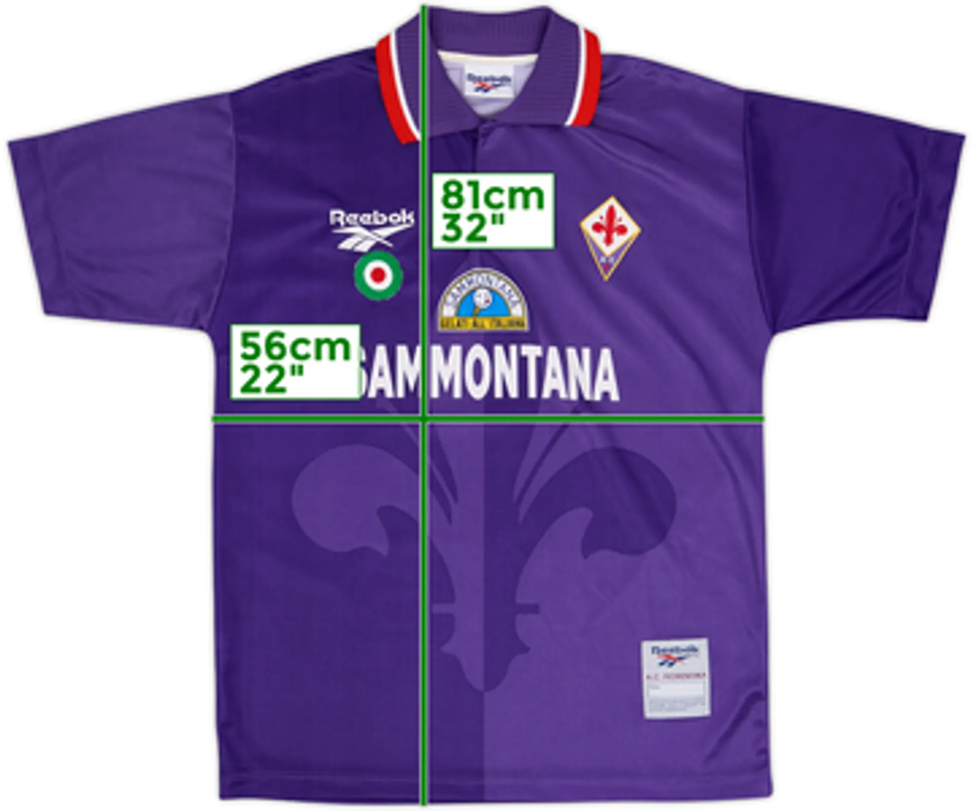 1996-97 Fiorentina Home Shirt - 9/10 - (L)