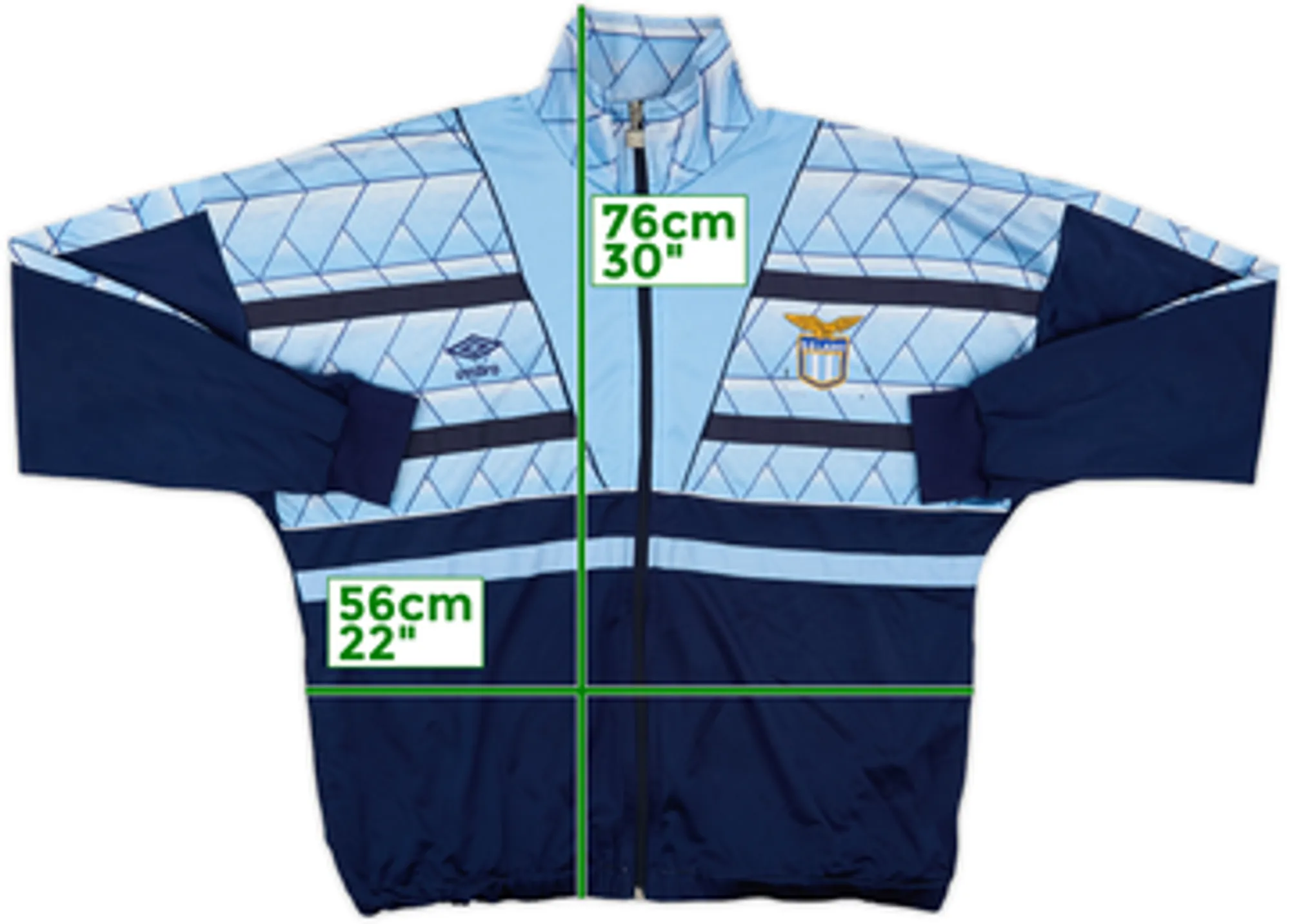 1996-97 Lazio Umbro Track Jacket - 5/10 - (XL)