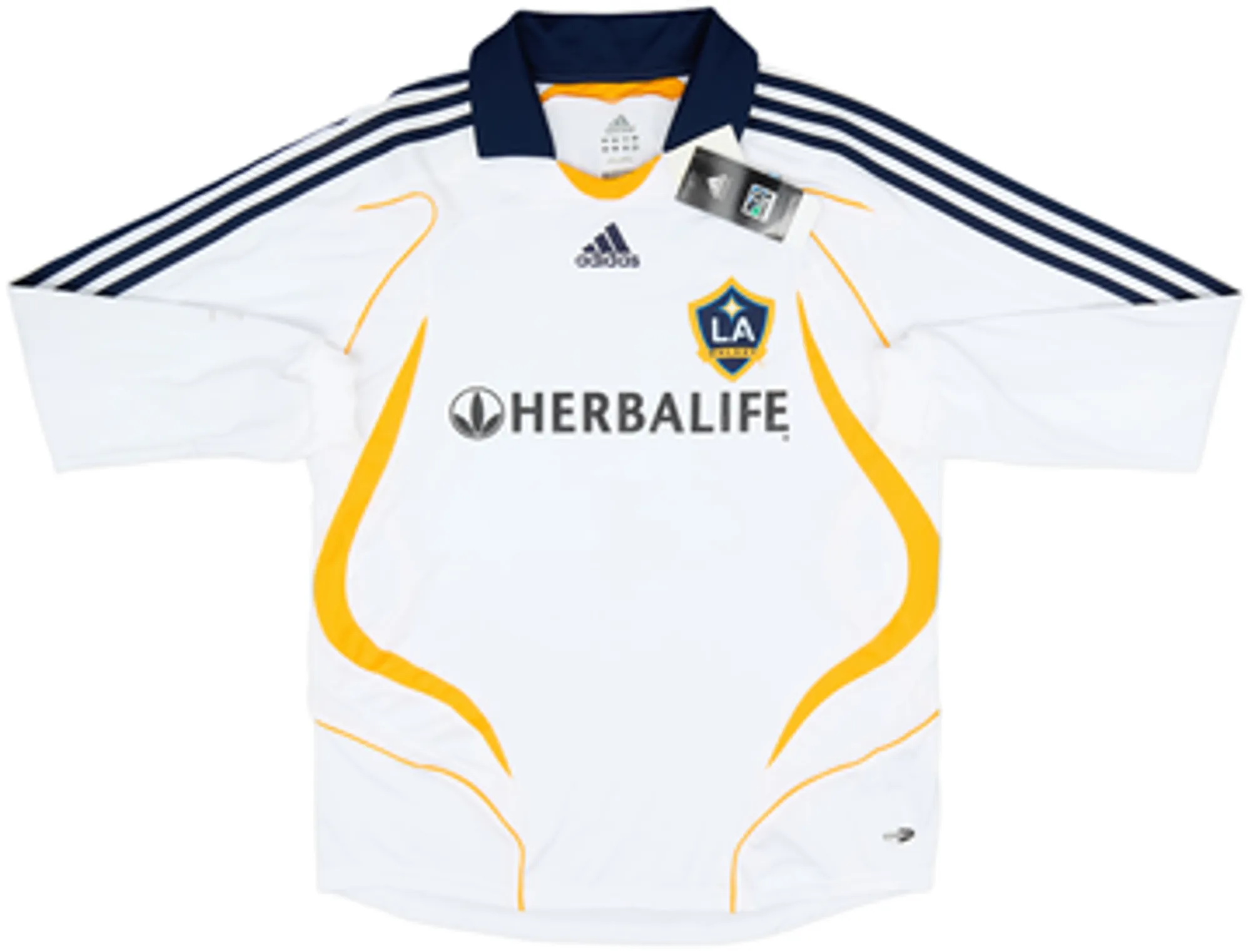2007-08 LA Galaxy Home L/S Shirt Beckham #23 (M)