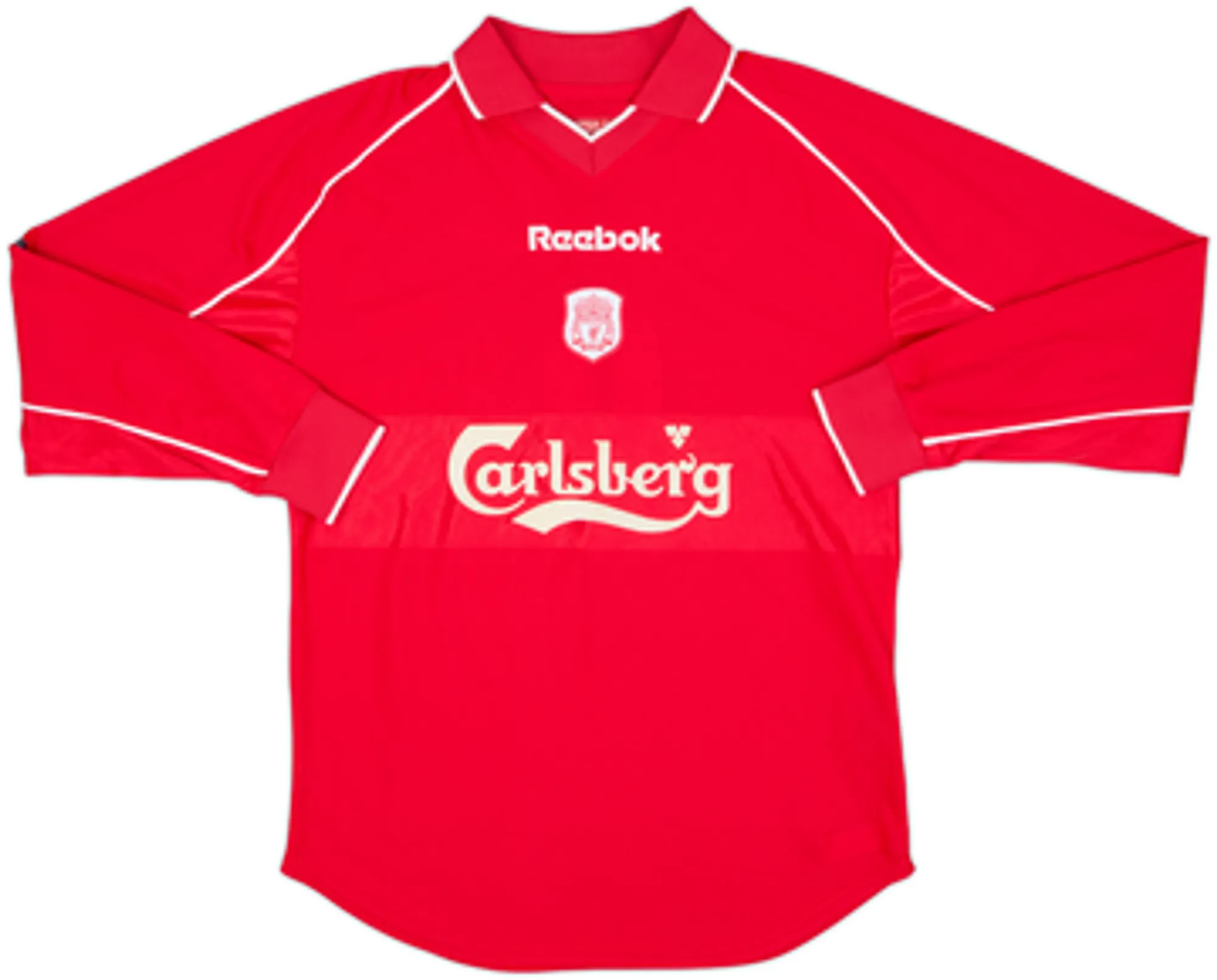 2000-02 Liverpool Home L/S Shirt Fowler #9 - 8/10 - (S)