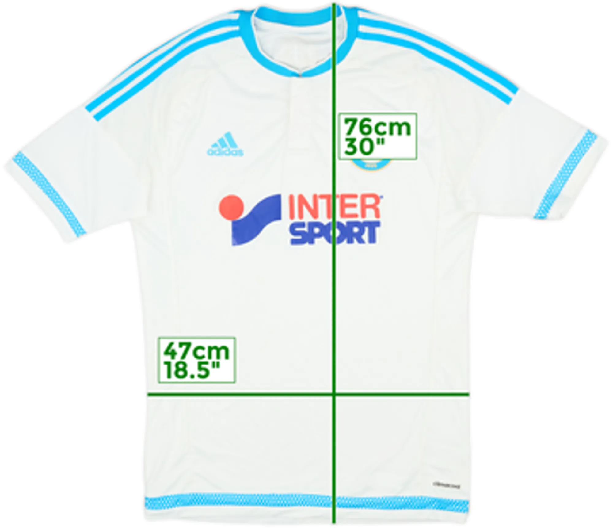 2015-16 Olympique Marseille Home Shirt - 6/10 - (XL)