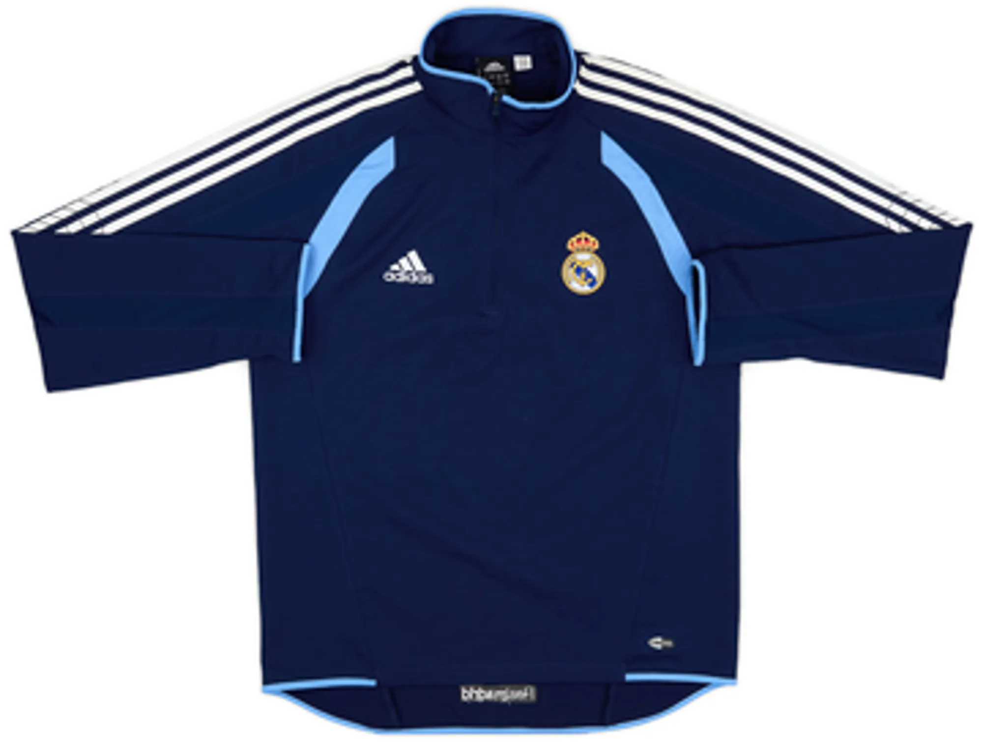 2005-06 Real Madrid adidas 1/4 Zip Drill Top - 9/10 - (M)