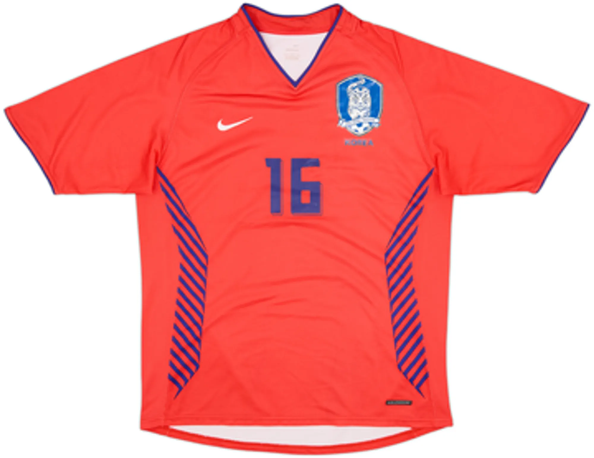 2006-08 South Korea Home Shirt K H Chung #16 - 5/10 - (L)