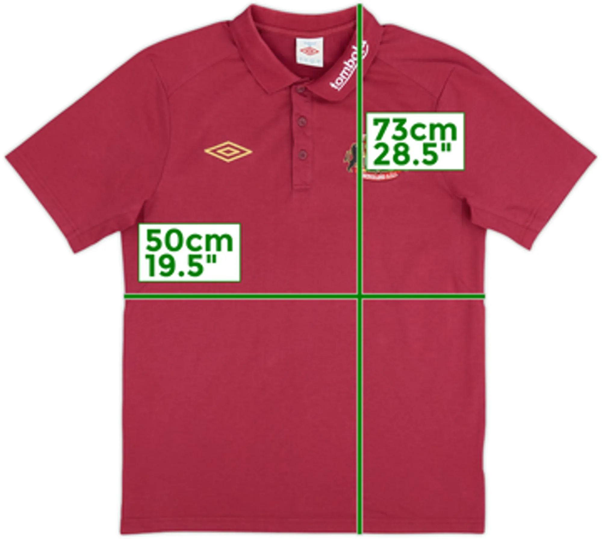 2011-12 Sunderland Umbro Polo Shirt - 8/10 - (L)