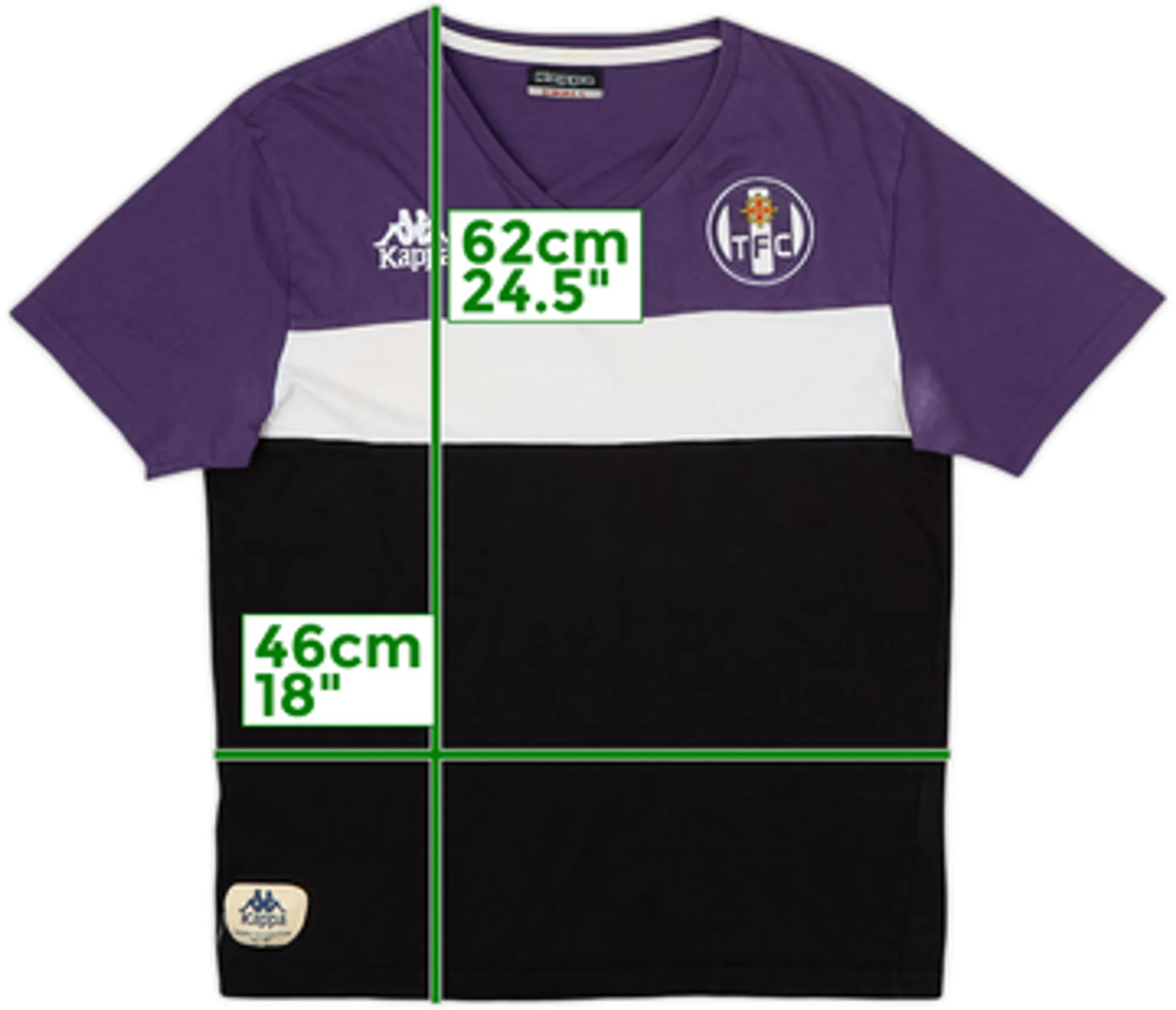 2014-15 Toulouse Kappa Cotton Tee - 8/10 - (S)