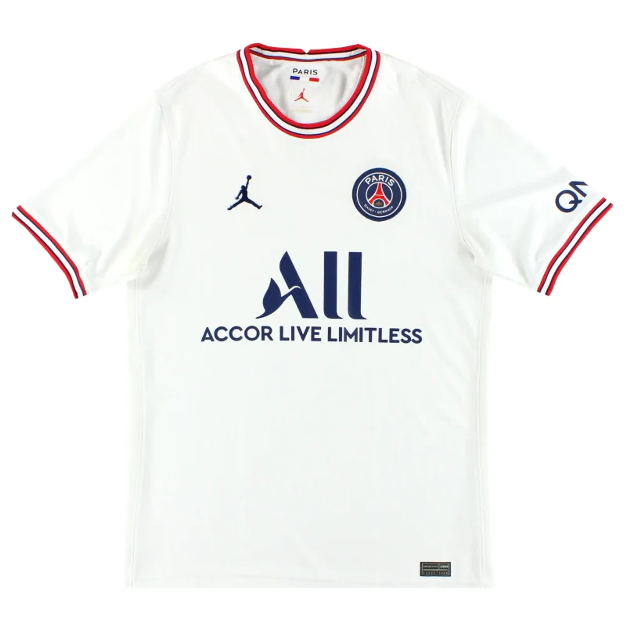 2021-22 Paris Saint-Germain Nike x Air Jordan Fourth Shirt L - Paris Saint-Germain / Very good 