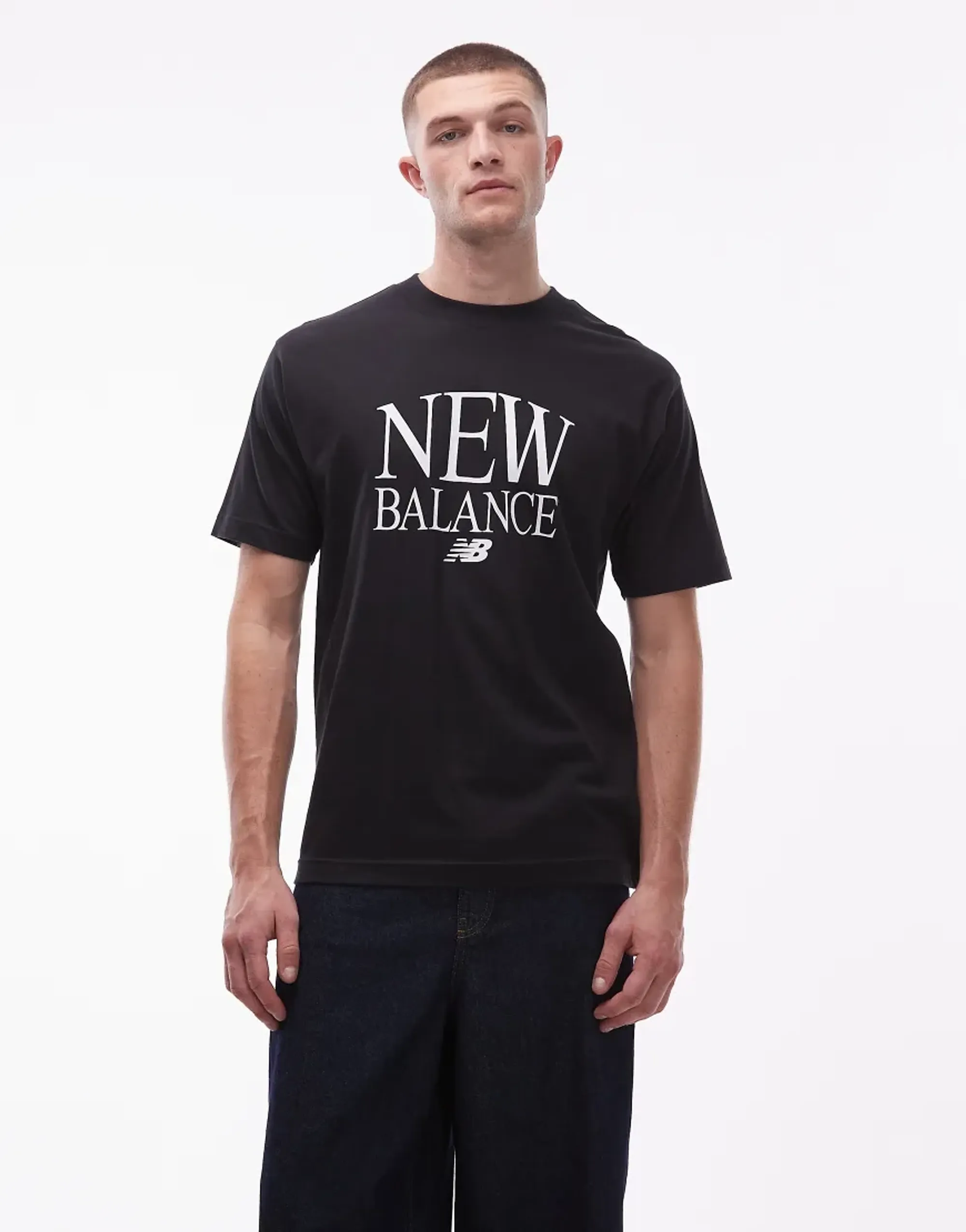 New Balance Reimagined Graphic T-Shirt In Black