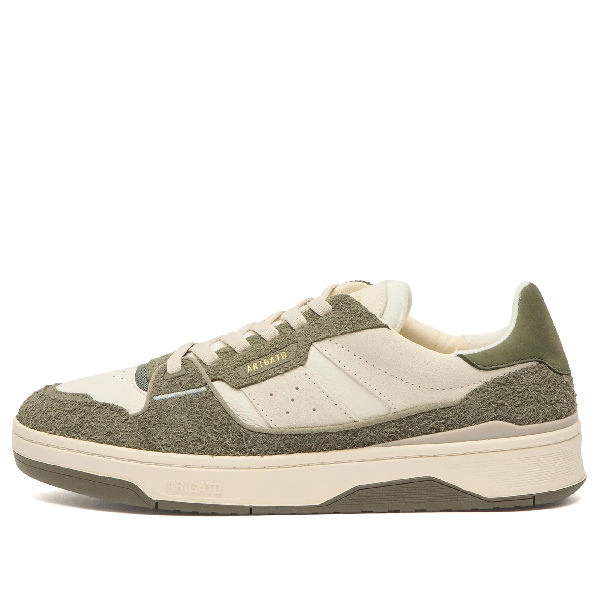 Axel Arigato Men's Clay Sneaker Light Beige/Dark Green