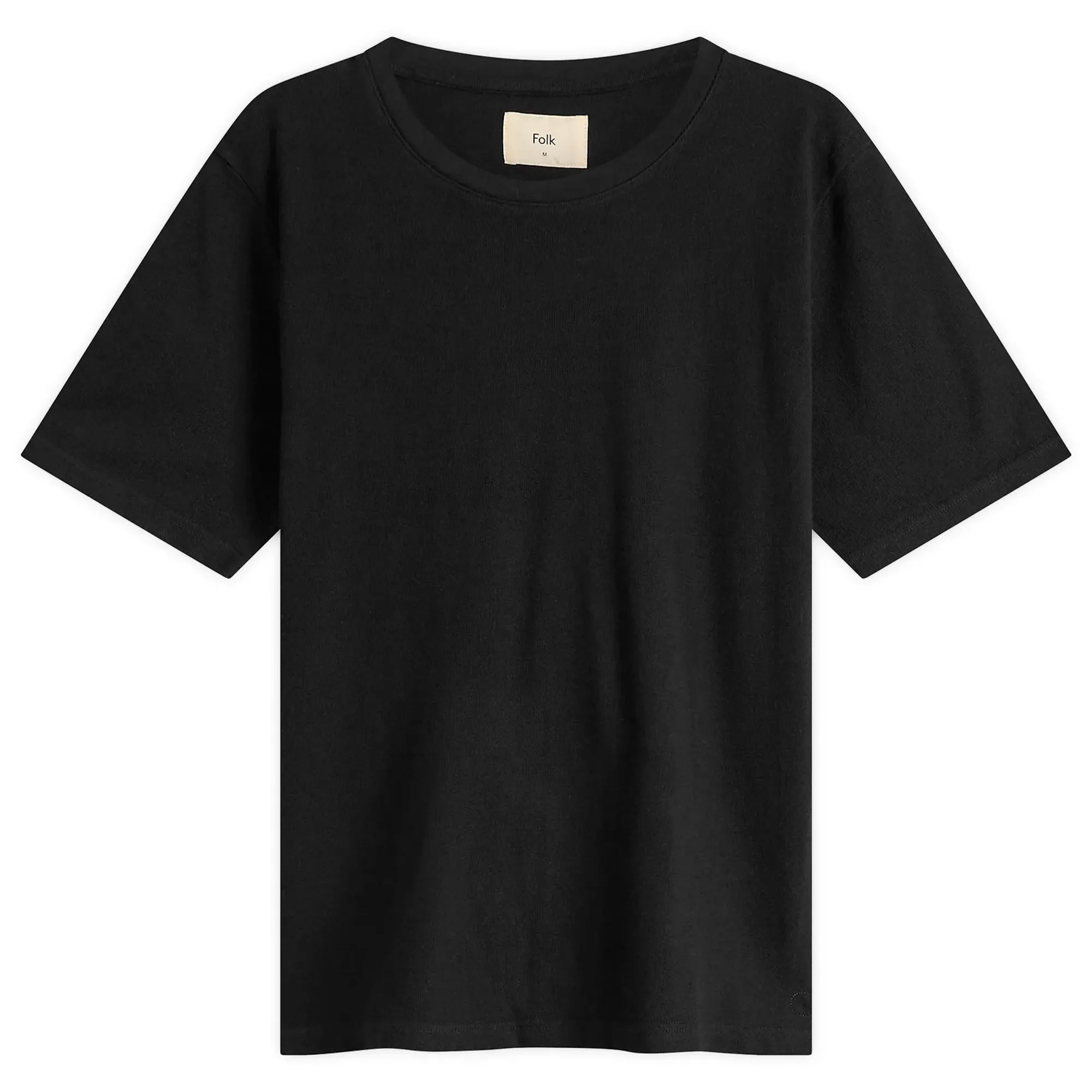 Folk Men's Textured T-Shirt Black