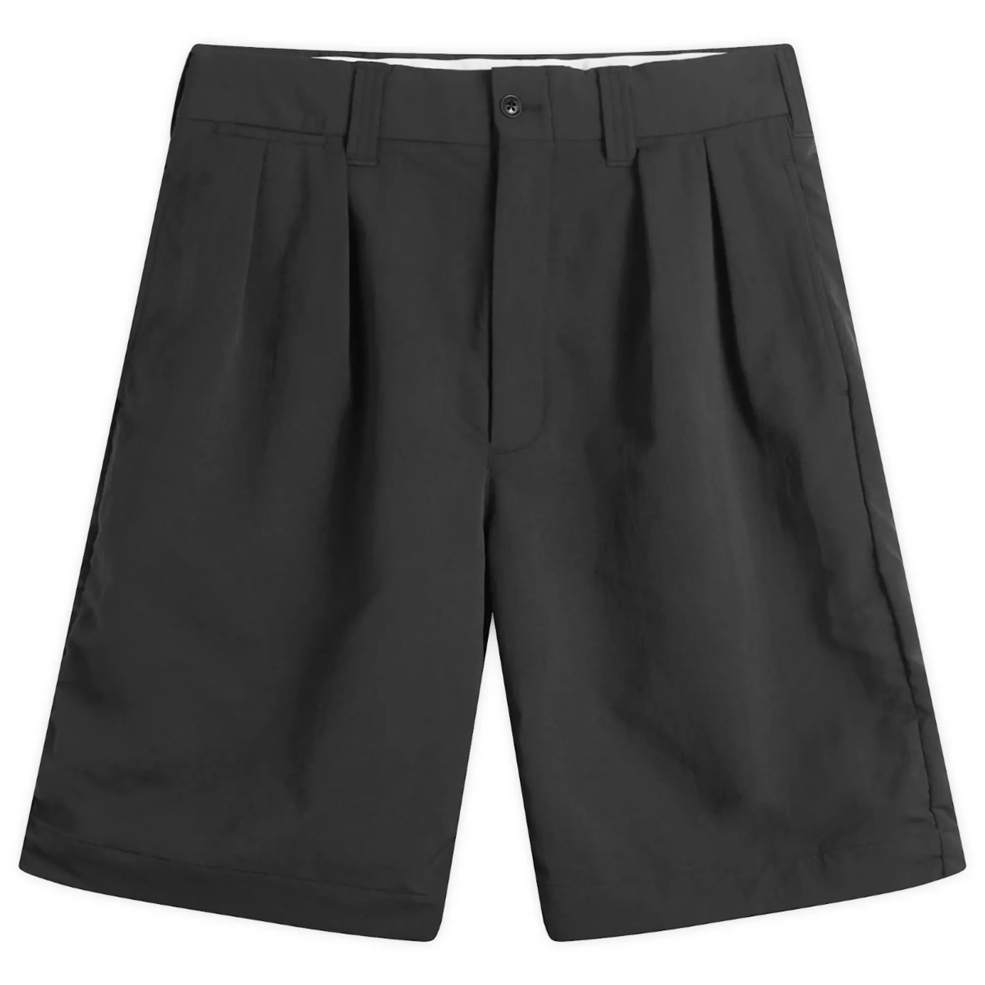 Nanamica Men's ALPHADRY Double Pleat Shorts Black