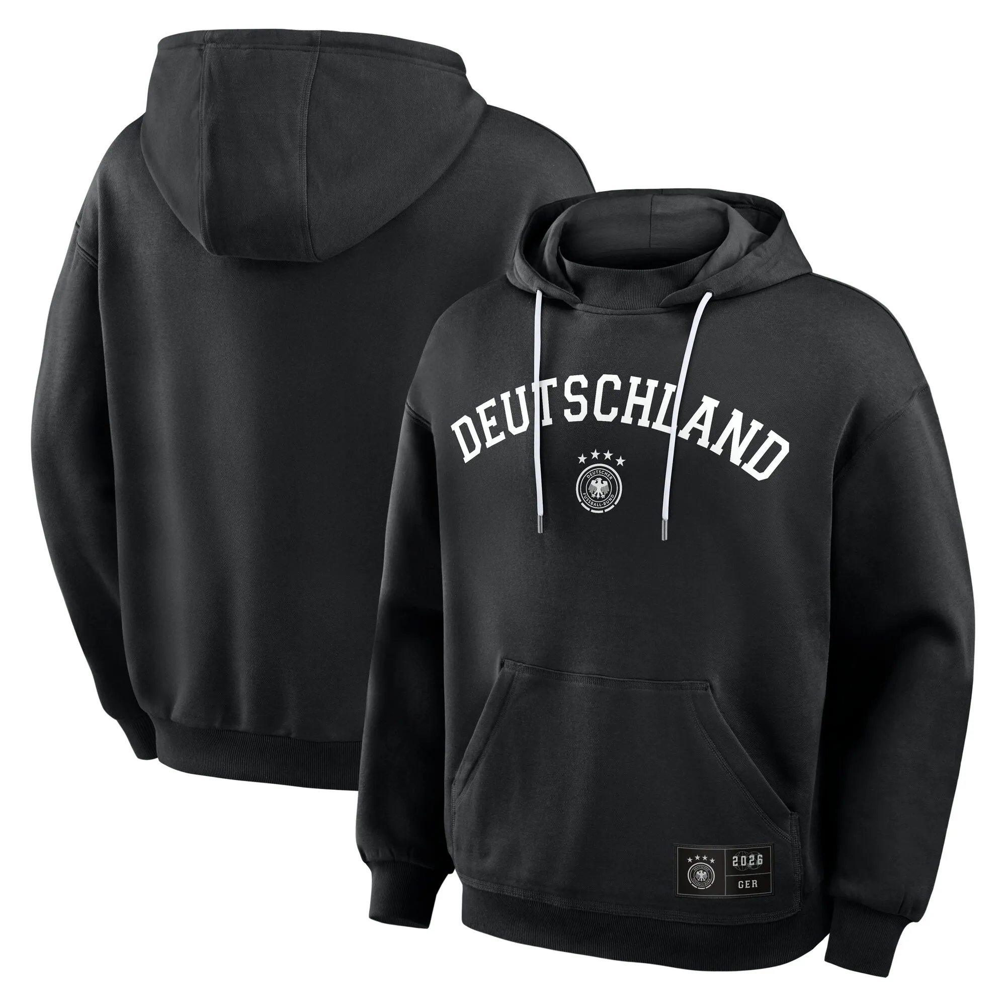 DFB Oversized Hoodie - Black - Mens