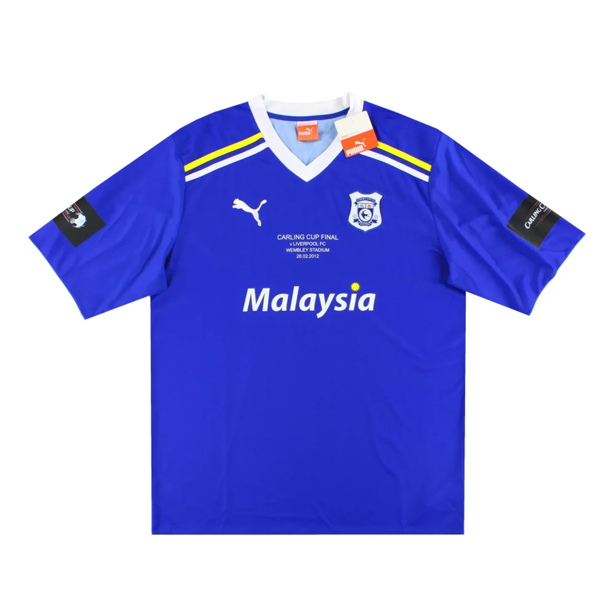 2011-12 Cardiff City Puma 'Carling Cup Final' Home Shirt *w/tags* XL - Cardiff City / w/tags