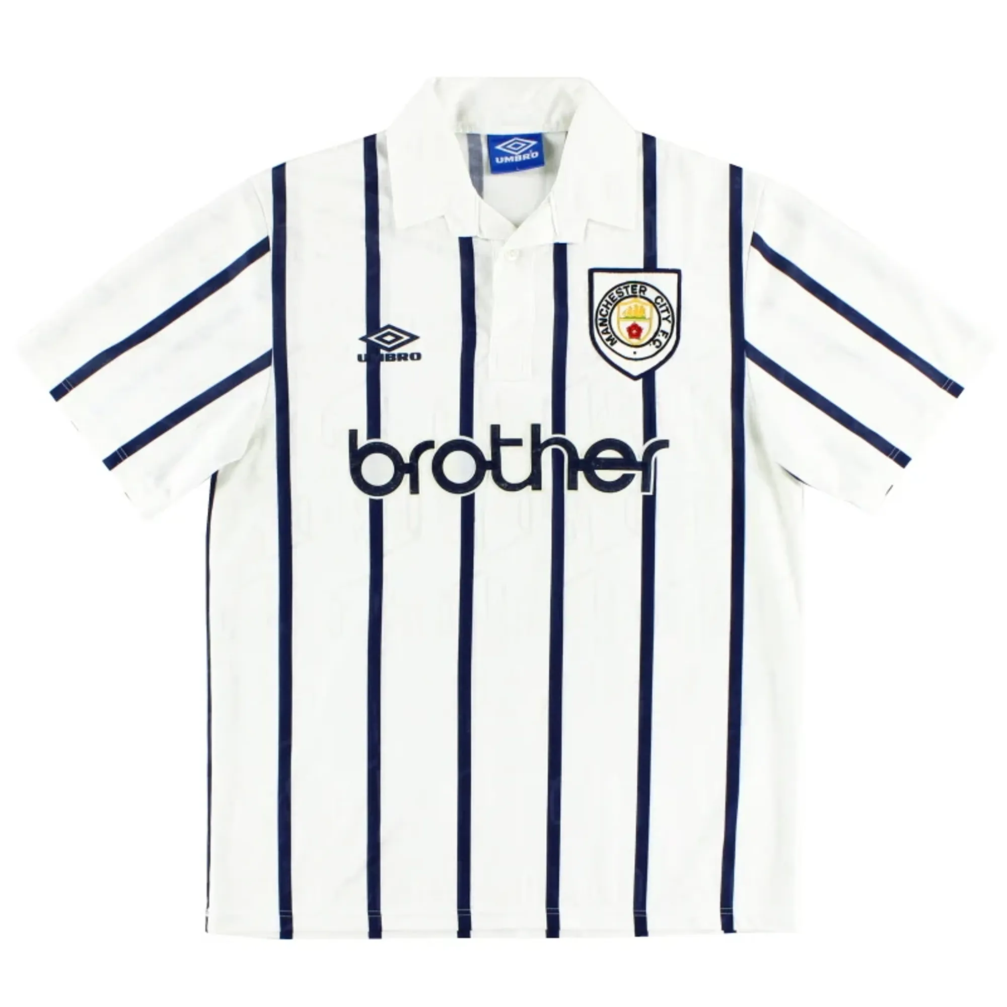 1993-95 Manchester City Umbro Third Shirt L - Manchester City / Very good 