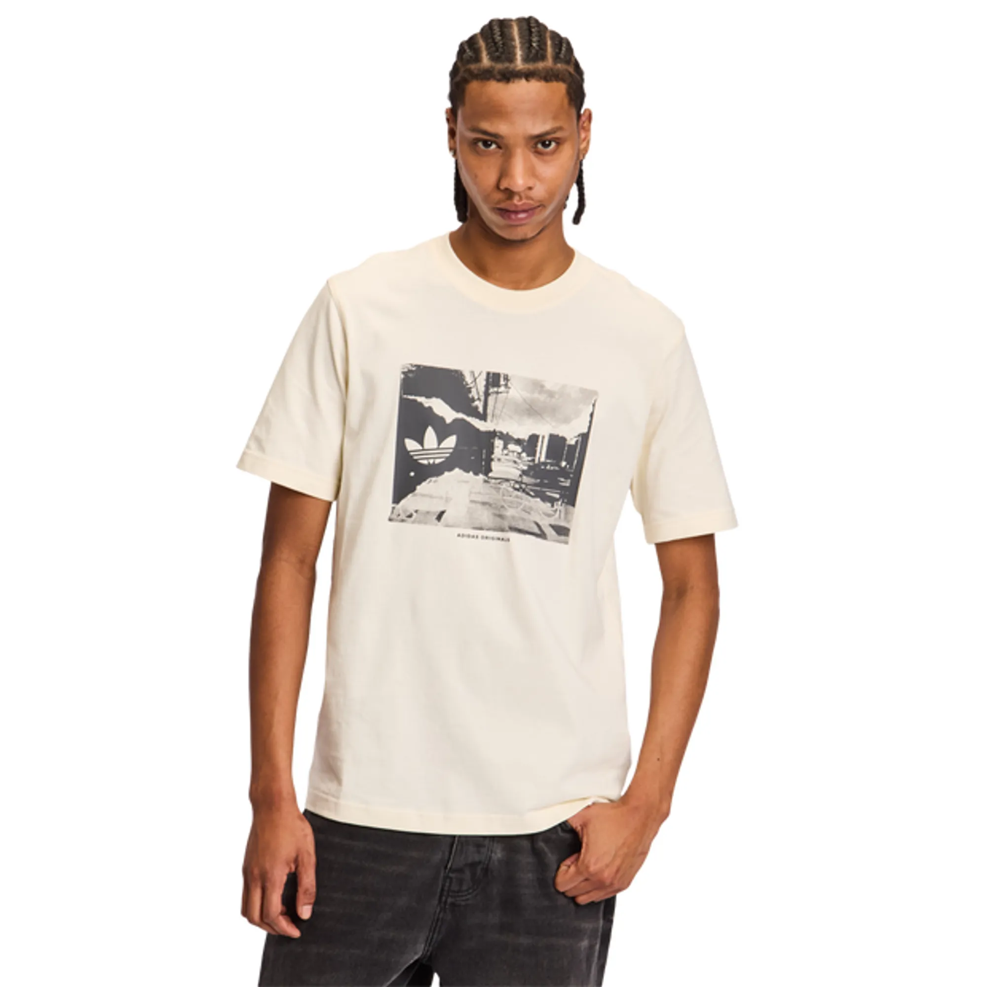 Adidas Graphics Men T-Shirts - Brown