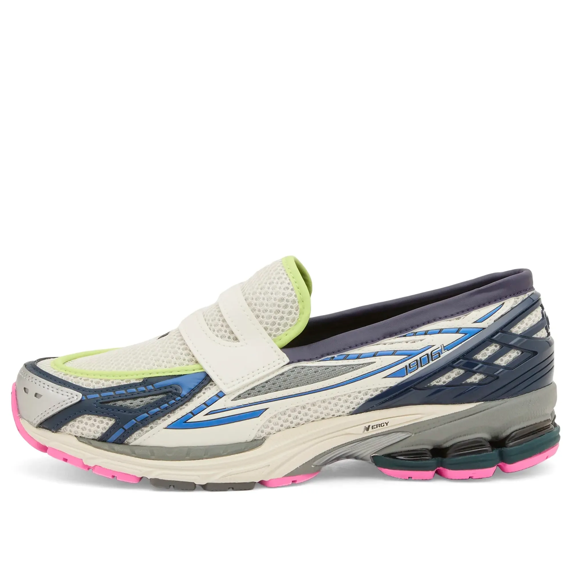 New Balance 1906 Loafer Sneaker Silver Metallic/Nb Navy/Pink Heat