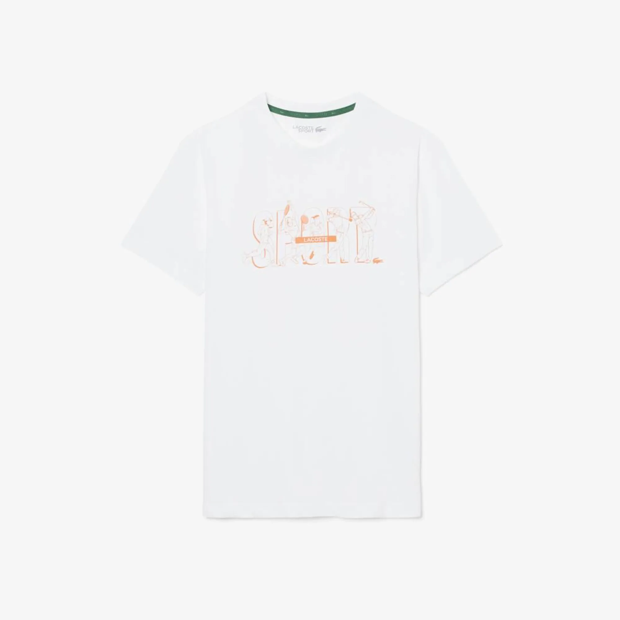 Lacoste Ultra Dry Sport T-shirt - White