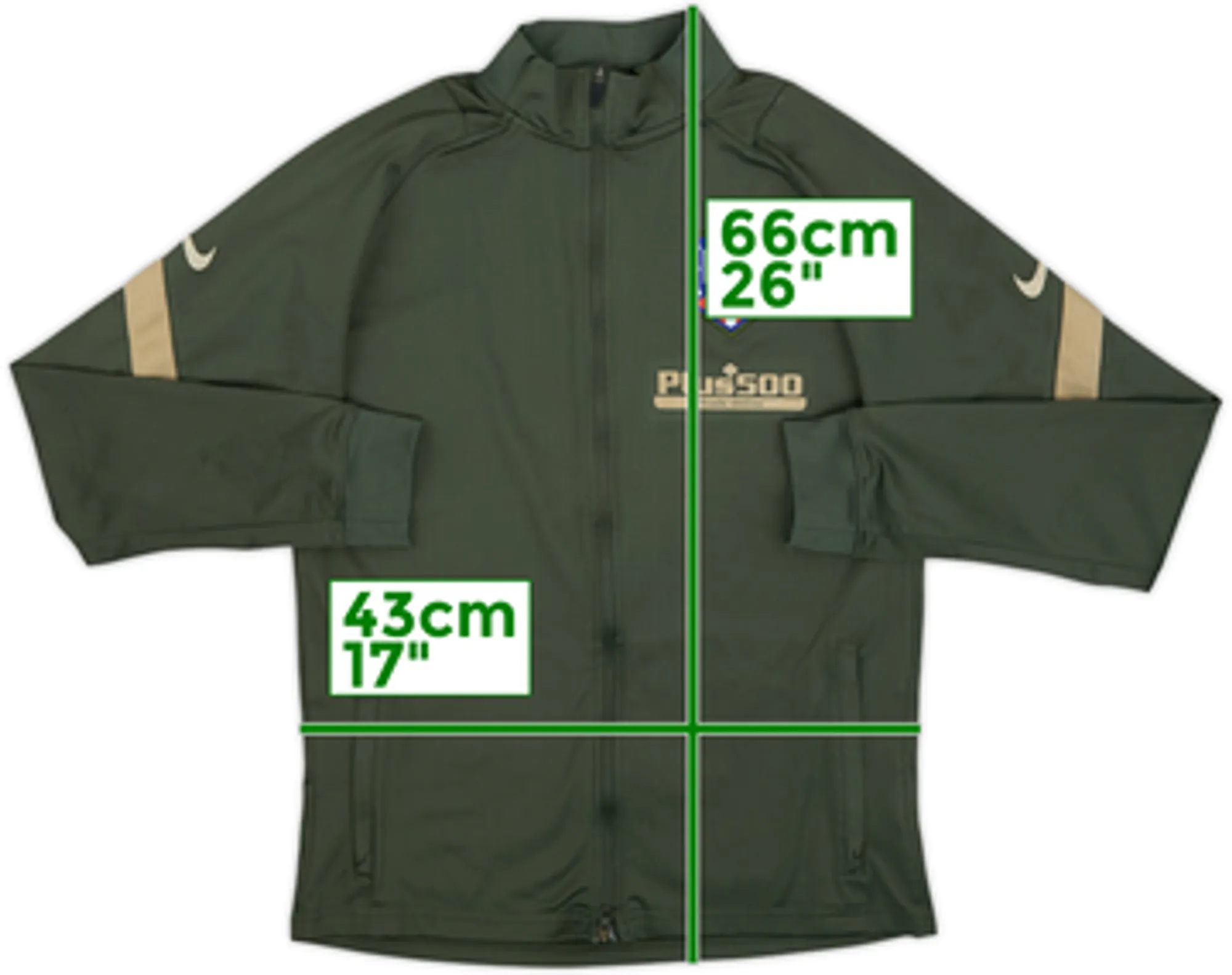 2020-21 Atletico Madrid Nike Track Jacket - 6/10 - (XL.Boys)