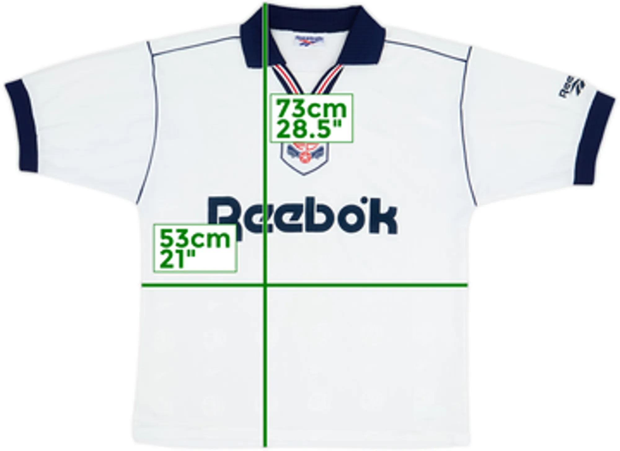 1995-97 Bolton Home Shirt - 7/10 - (L)