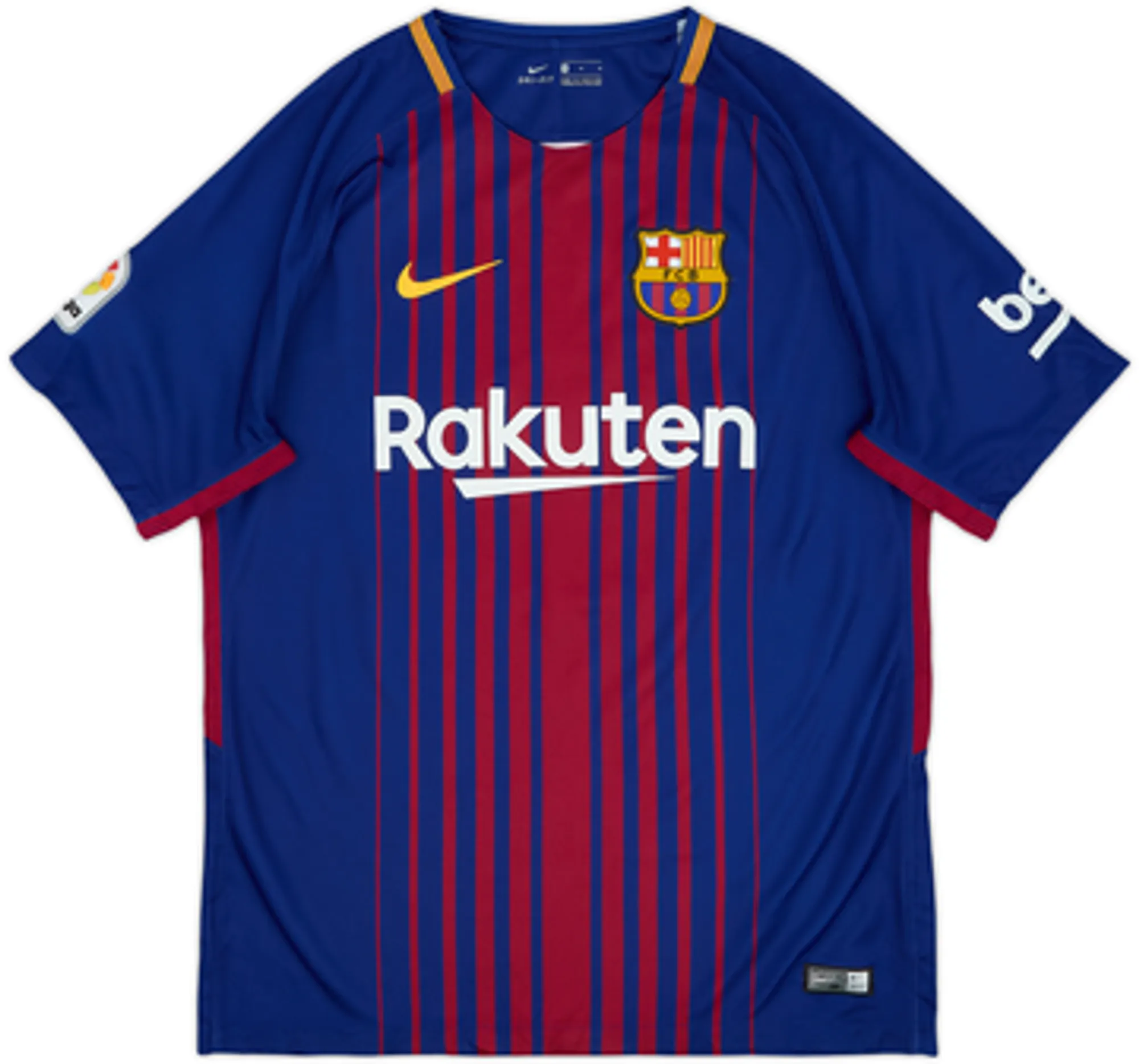 2017-18 Barcelona Home Shirt Suarez #9 - 4/10 - (M)