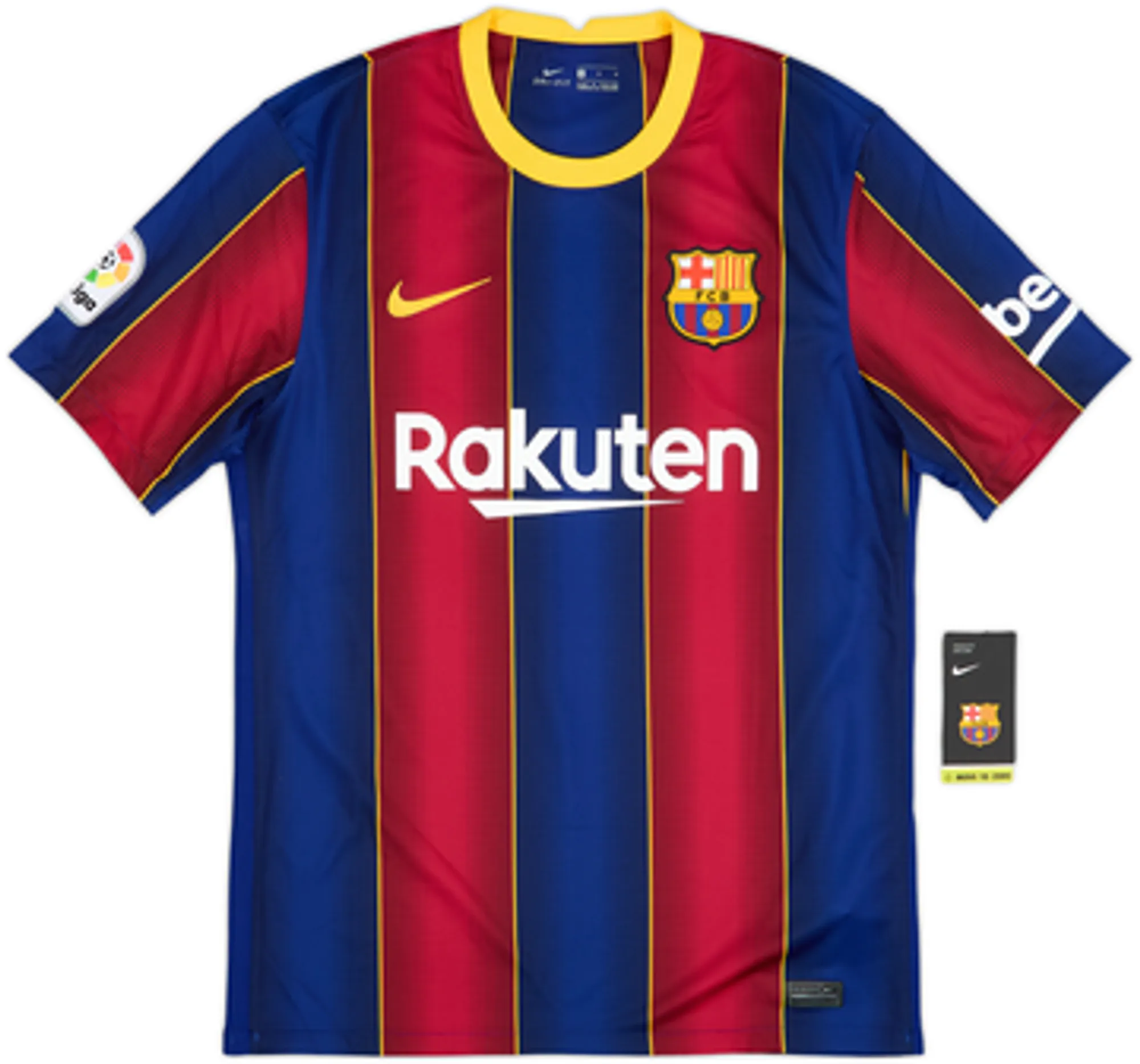 2020-21 Barcelona Home Shirt F.De Jong #21 (M)