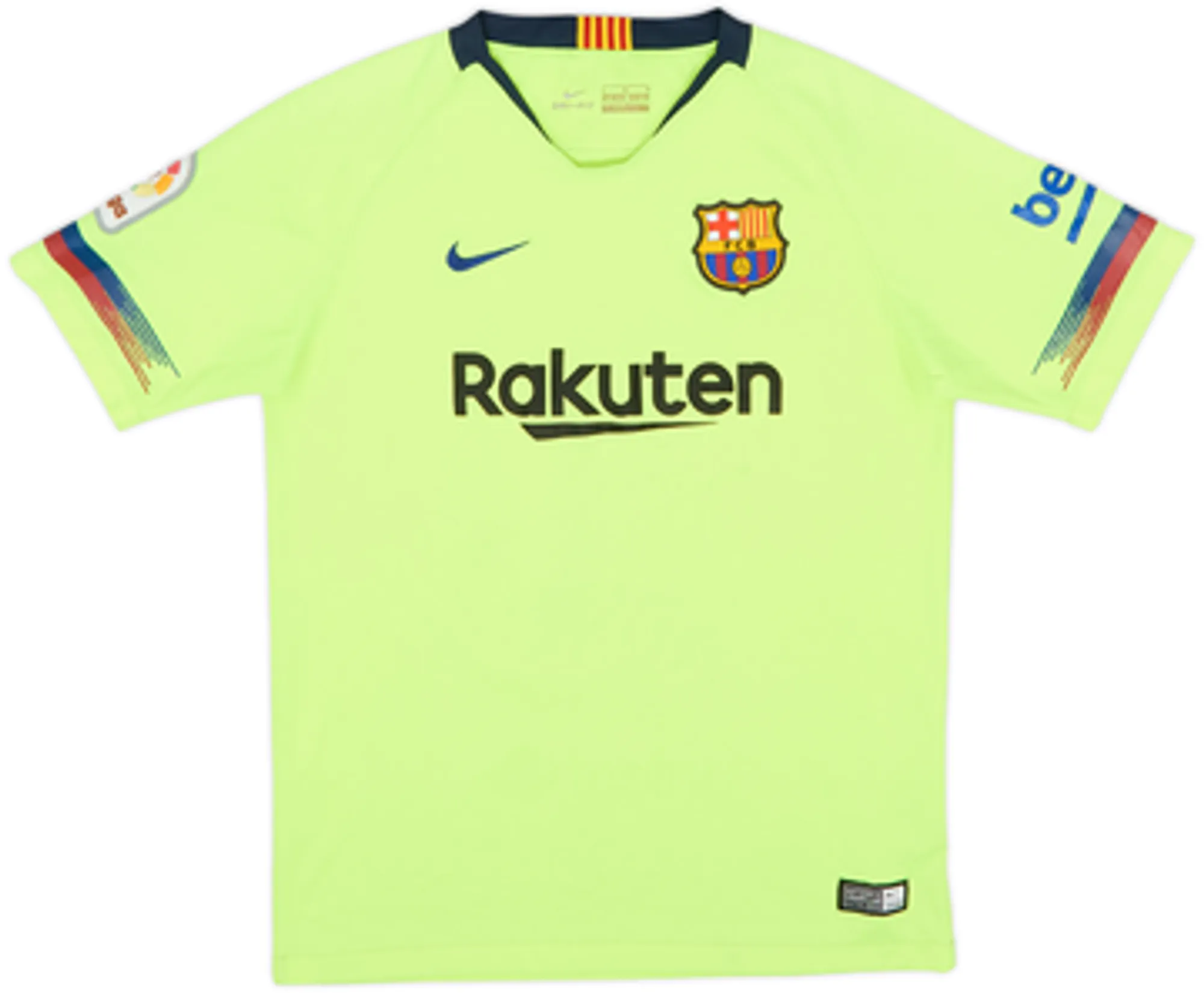 2018-19 Barcelona Away Shirt Messi #10 - 4/10 - (L.Boys)