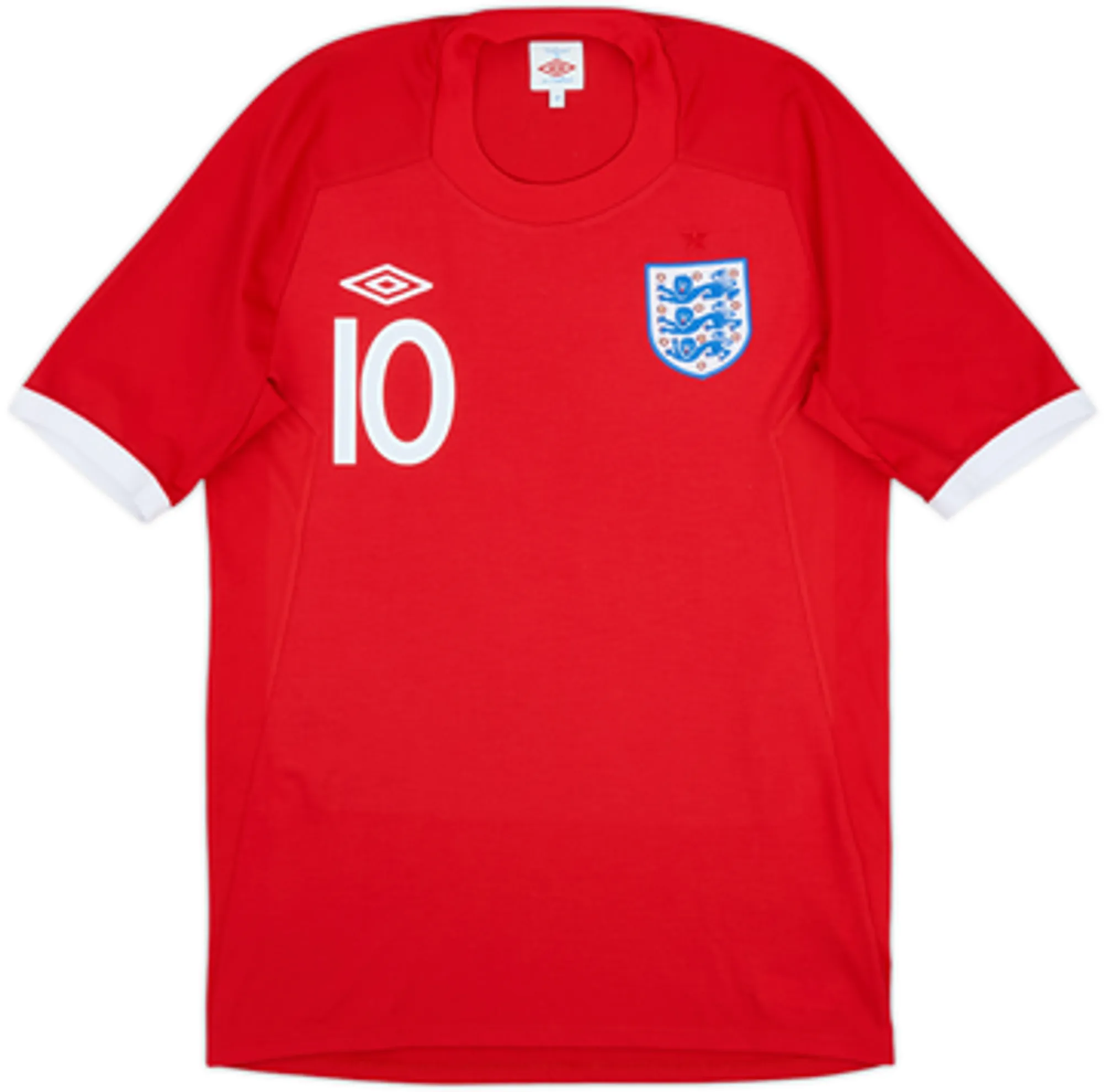 2010-11 England Away Shirt Rooney #10EM