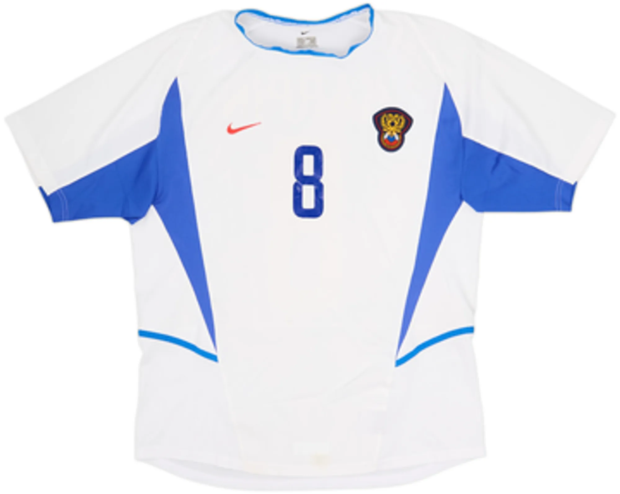 2002-04 Russia Home Shirt Karpin #8 - 6/10 - (M)