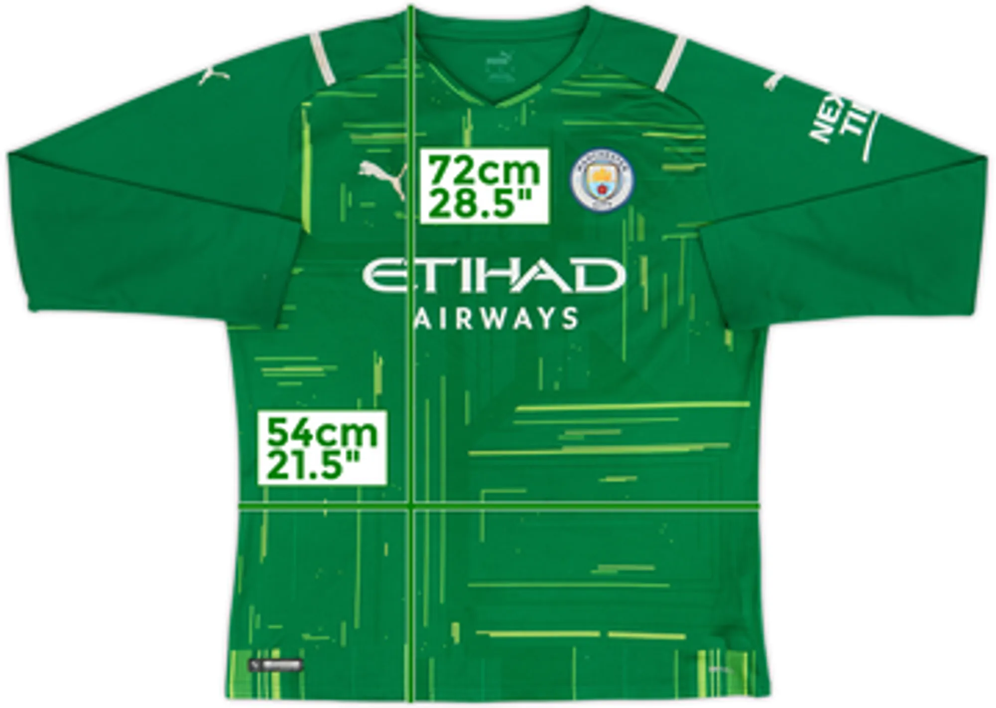 2021-22 Manchester City GK Shirt - 5/10 - (XL)