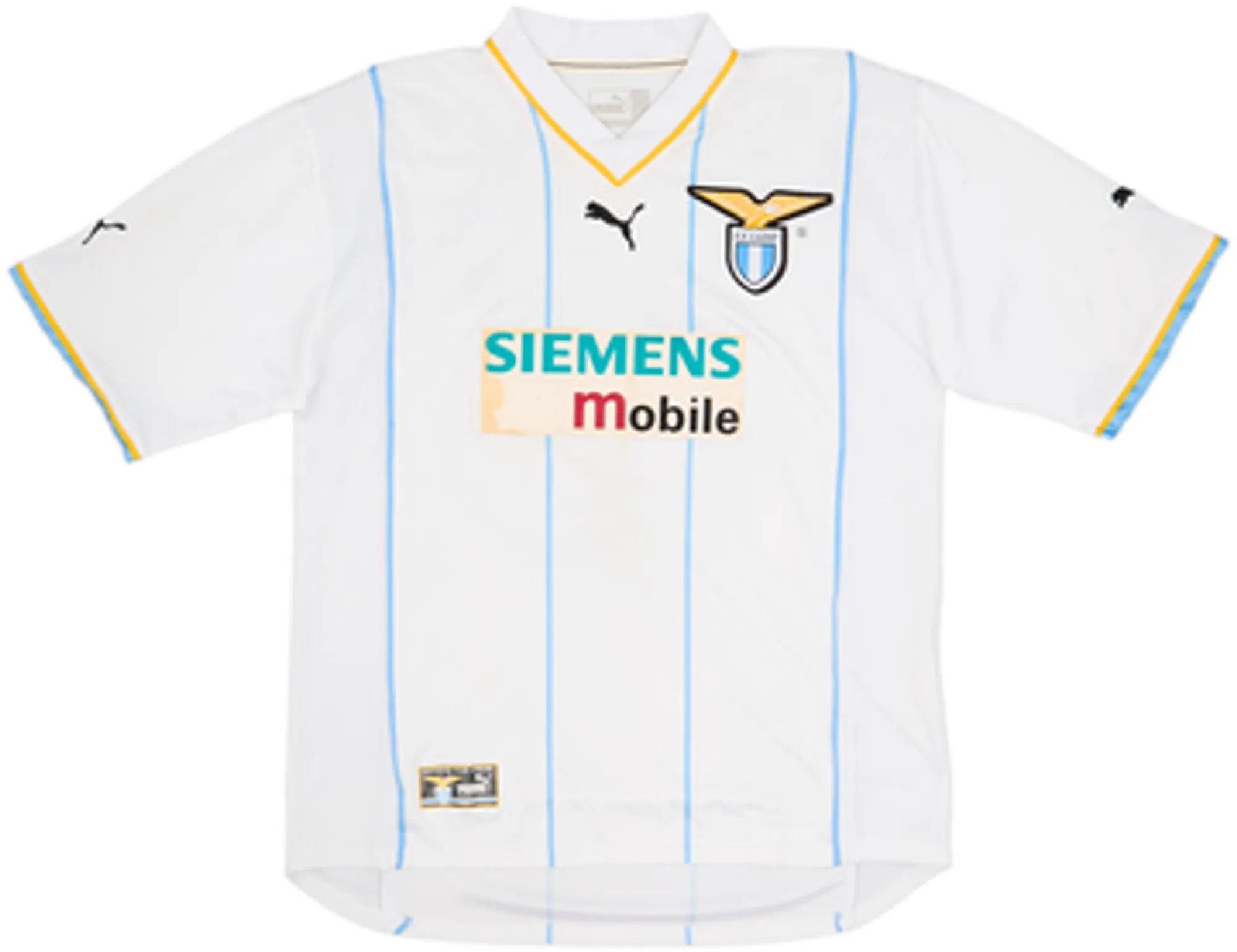 2001-02 Lazio European Home Shirt Nesta #13 - 6/10 - (L)