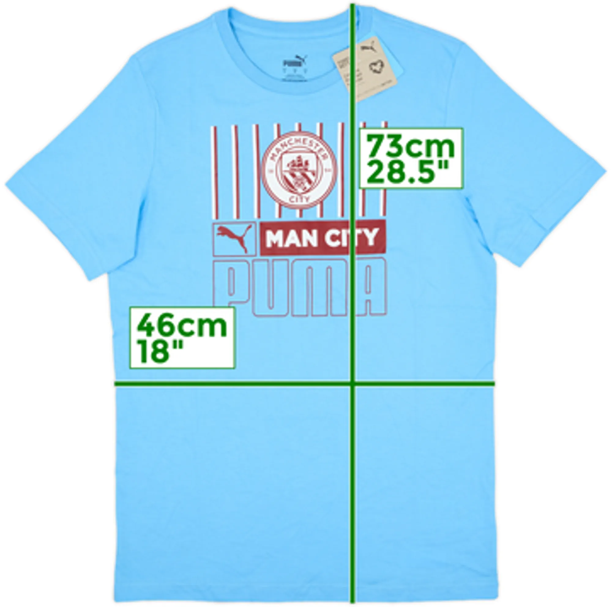 2022-23 Manchester City Puma Cotton Tee (M)