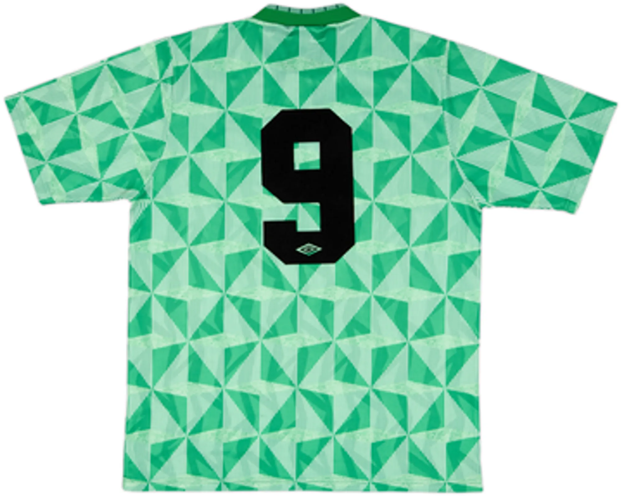 1990-92 Northern Ireland Home Shirt #9 - 8/10 - (L)