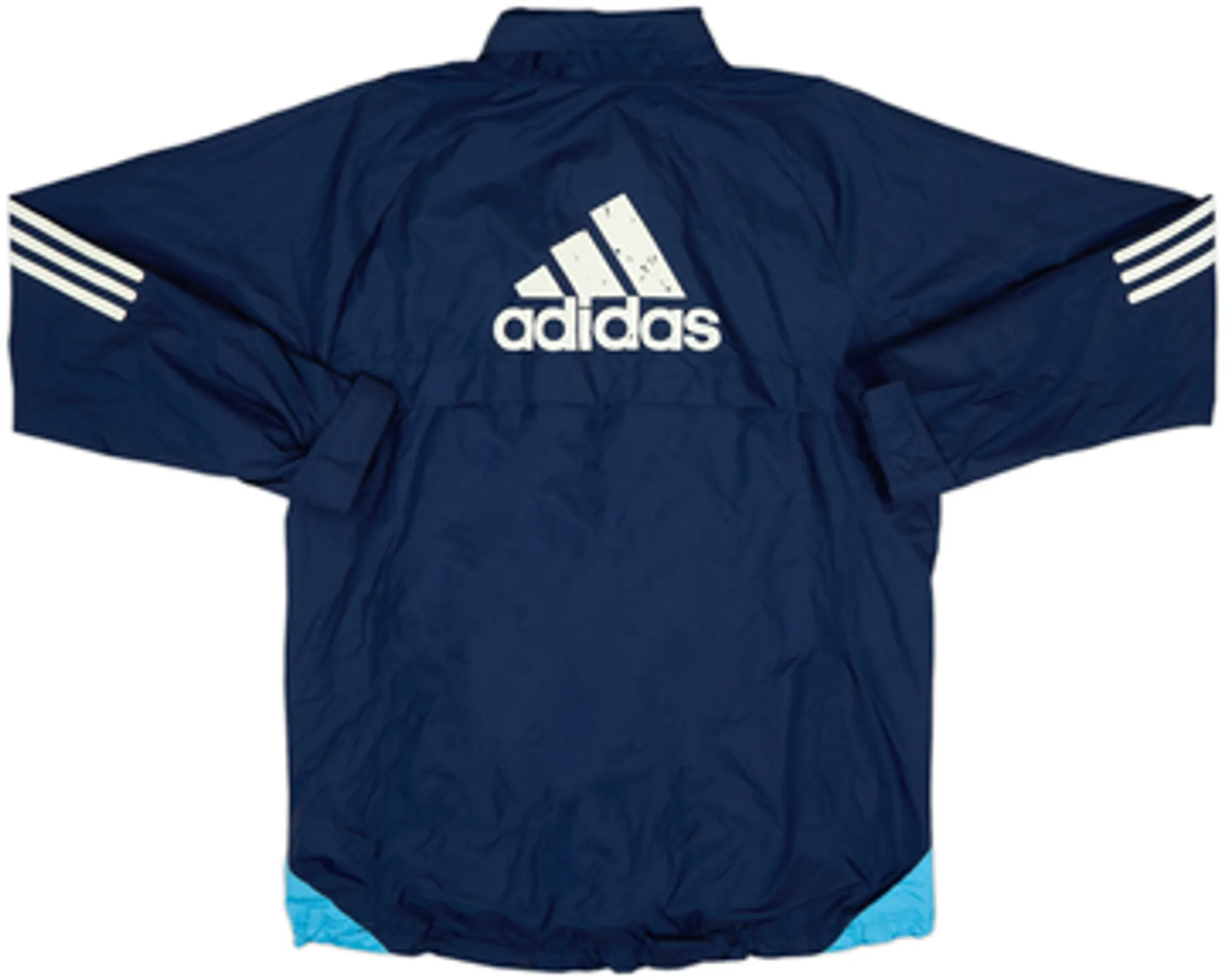 2002-03 Olympique Marseille adidas Hooded Rain Jacket - 7/10 - (XL.Boys)