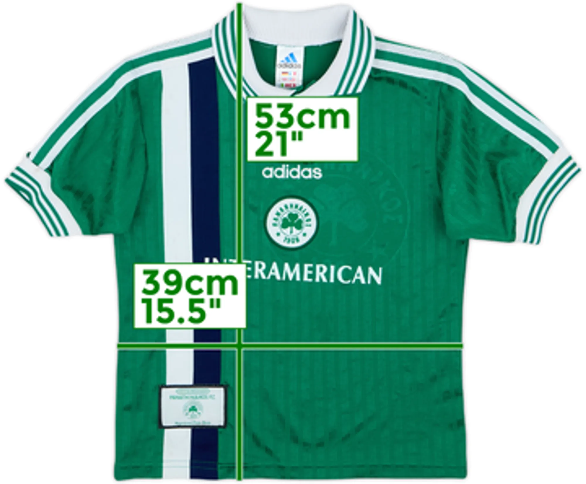 1997-98 Panathinaikos Home Shirt - 8/10 - (M.Boys)