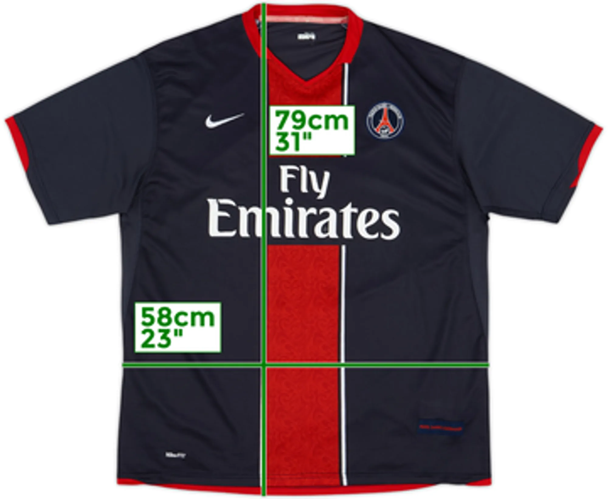2007-08 Paris Saint-Germain Home Shirt - 5/10 - (XL)