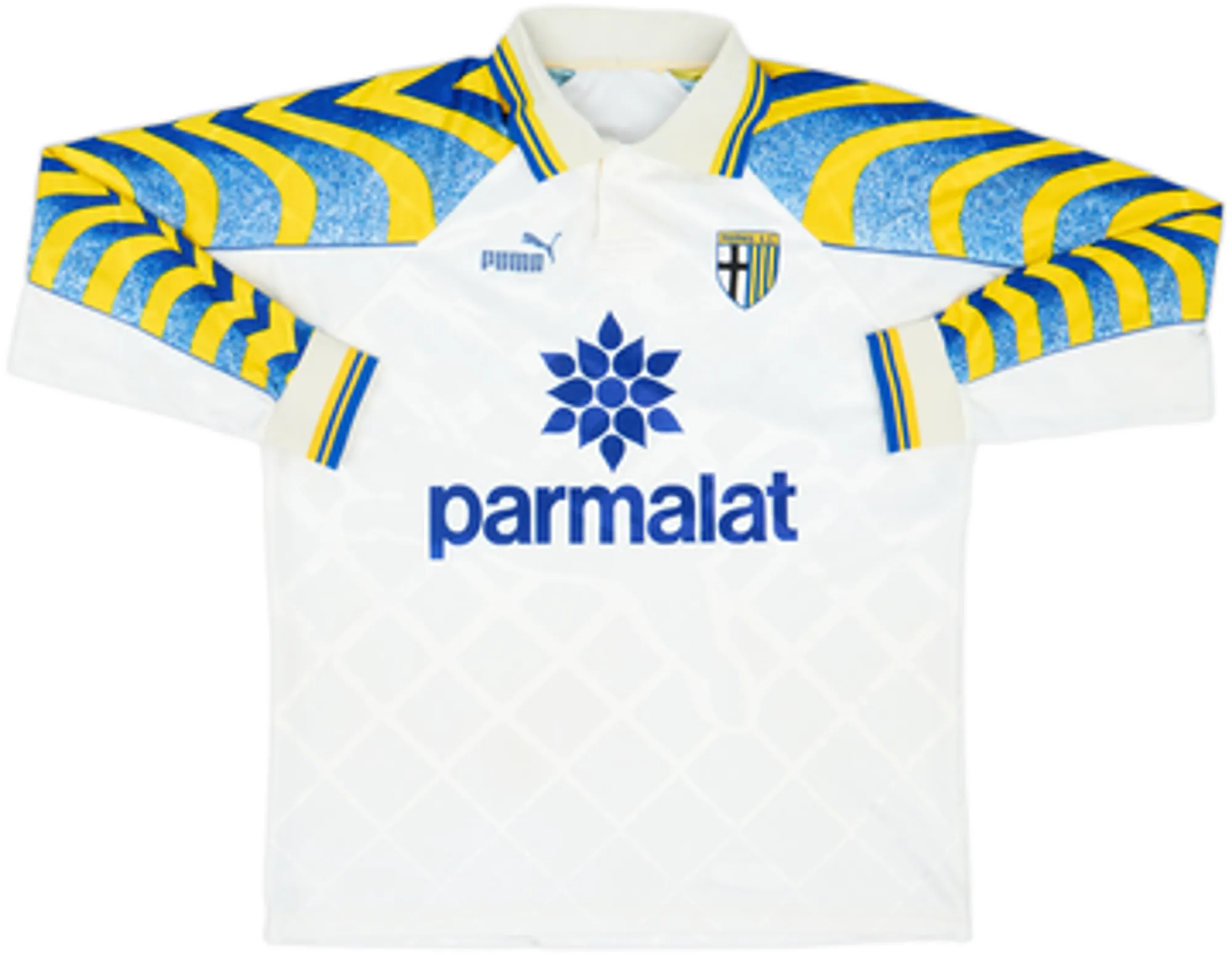 1995-97 Parma Home L/S Shirt Zola #10 - 6/10 - (M)
