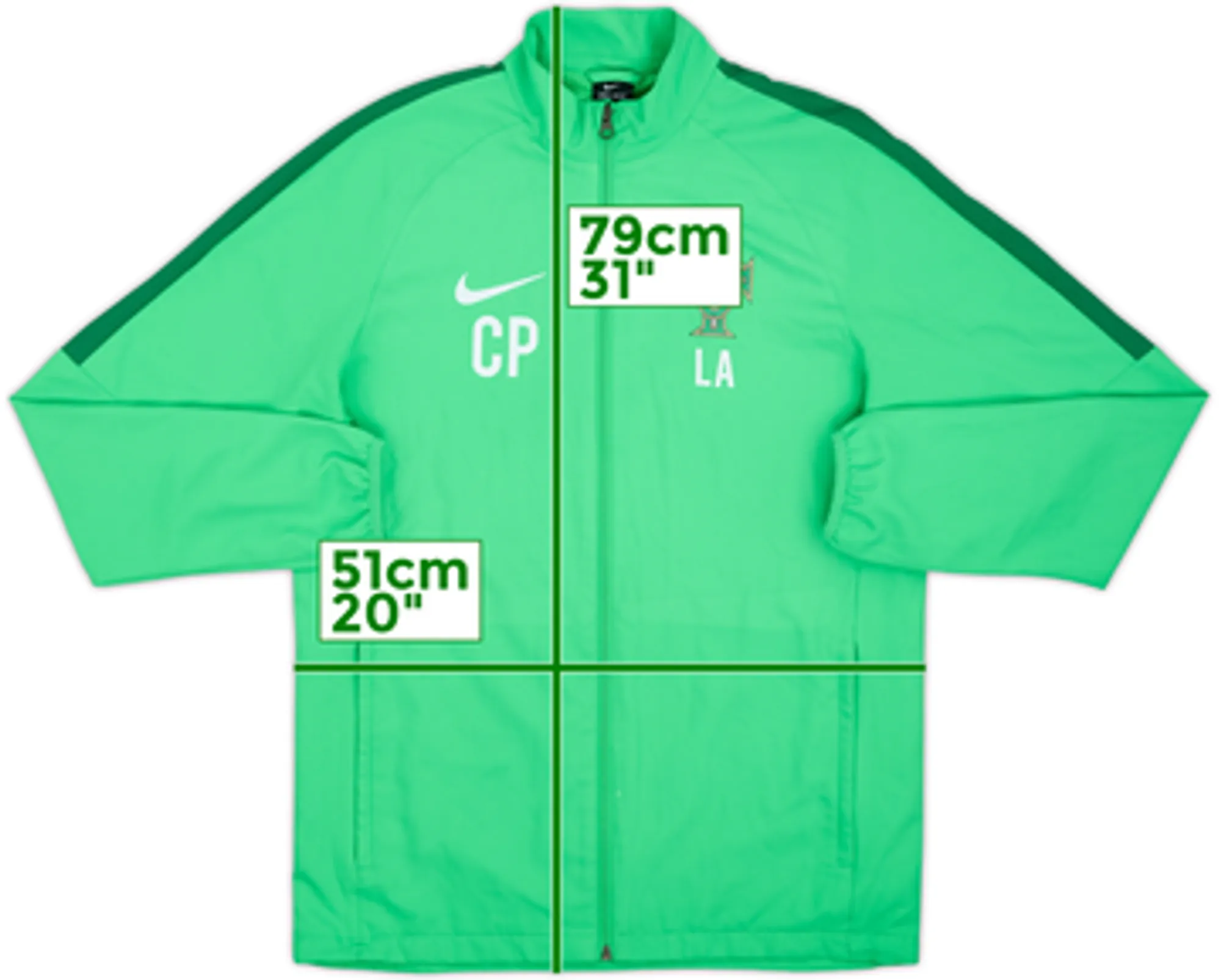 2018-19 Portugal Staff Issue Nike Track Jacket CP LA - 7/10 - (M)