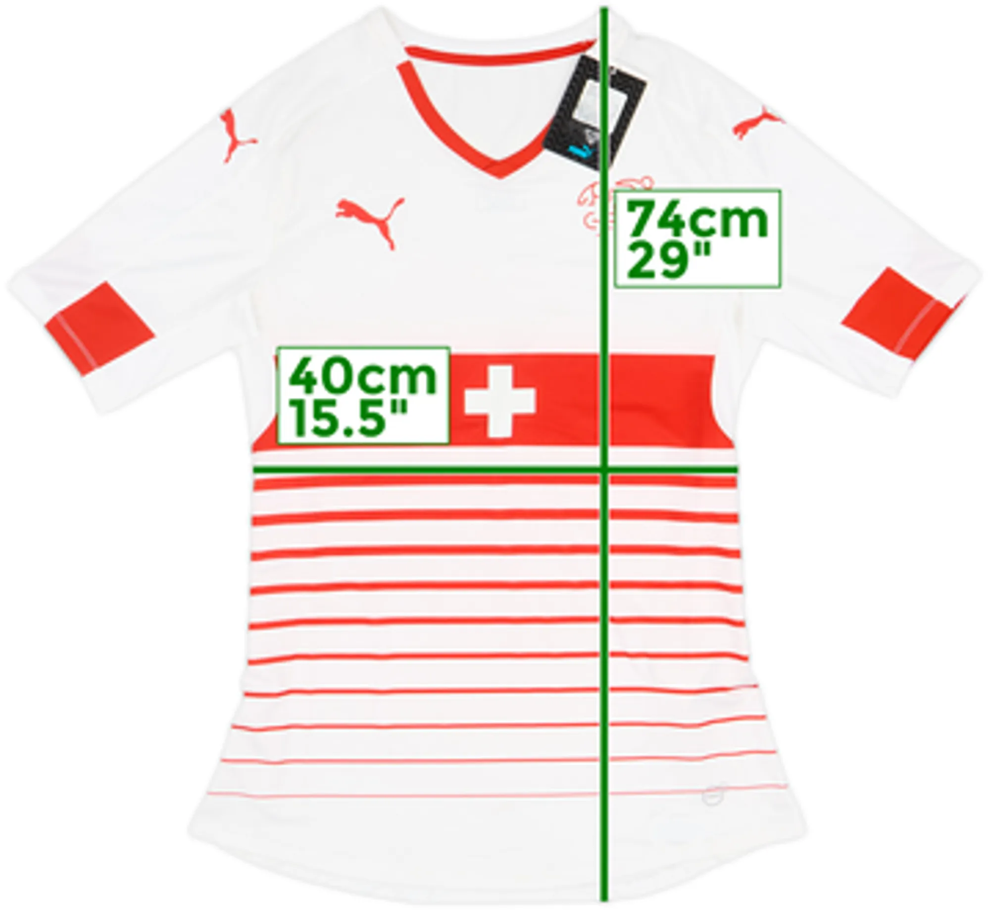 2016-17 Switzerland Authentic (ACTV Fit) Away Shirt (L)
