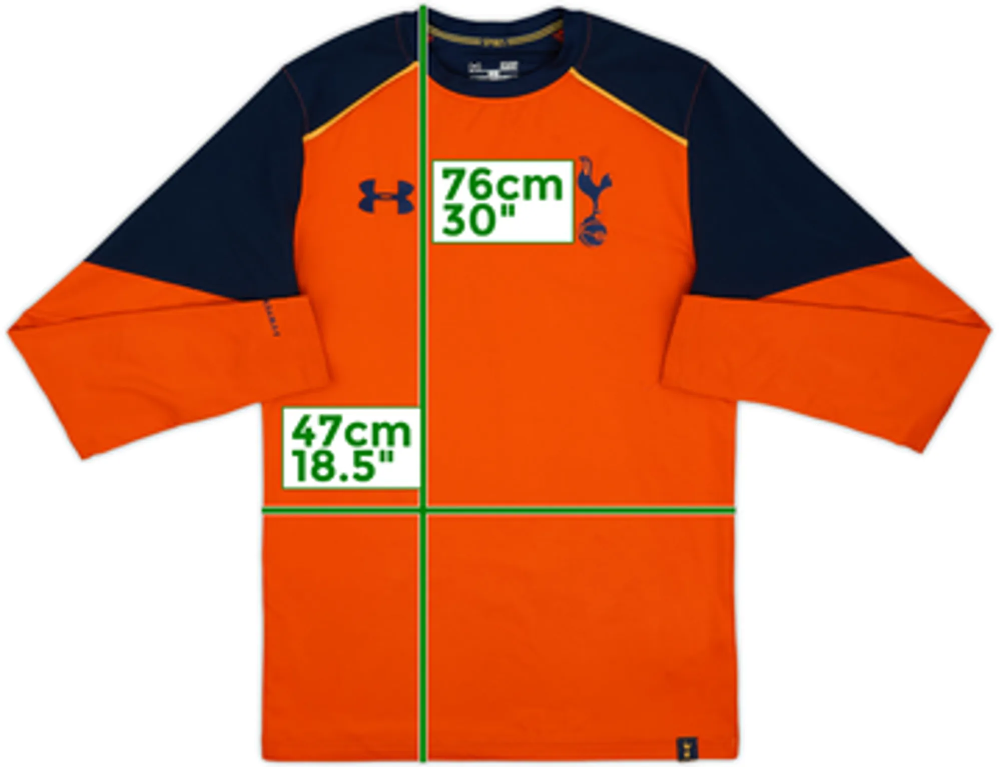 2016-17 Tottenham Under Armour L/S Training Top - 9/10 - (S)