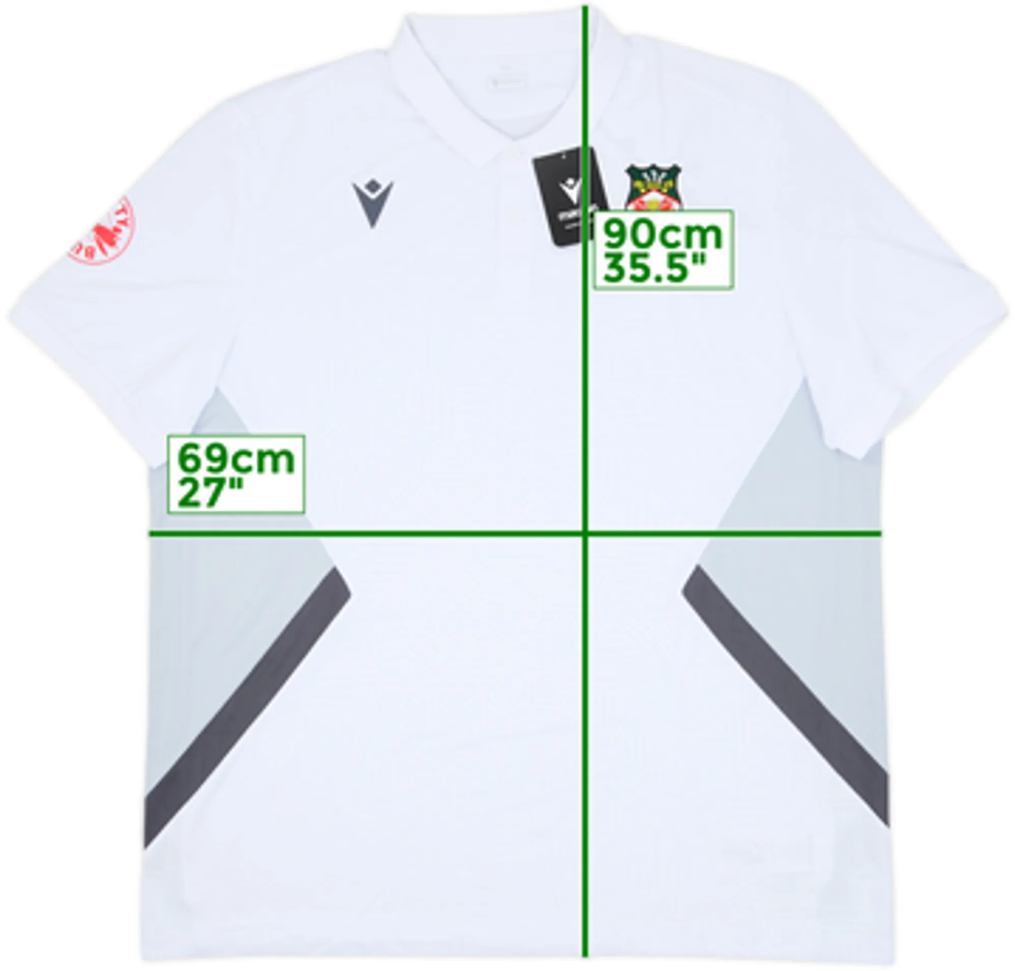 2022-23 Wrexham Macron Polo Shirt (5XL)