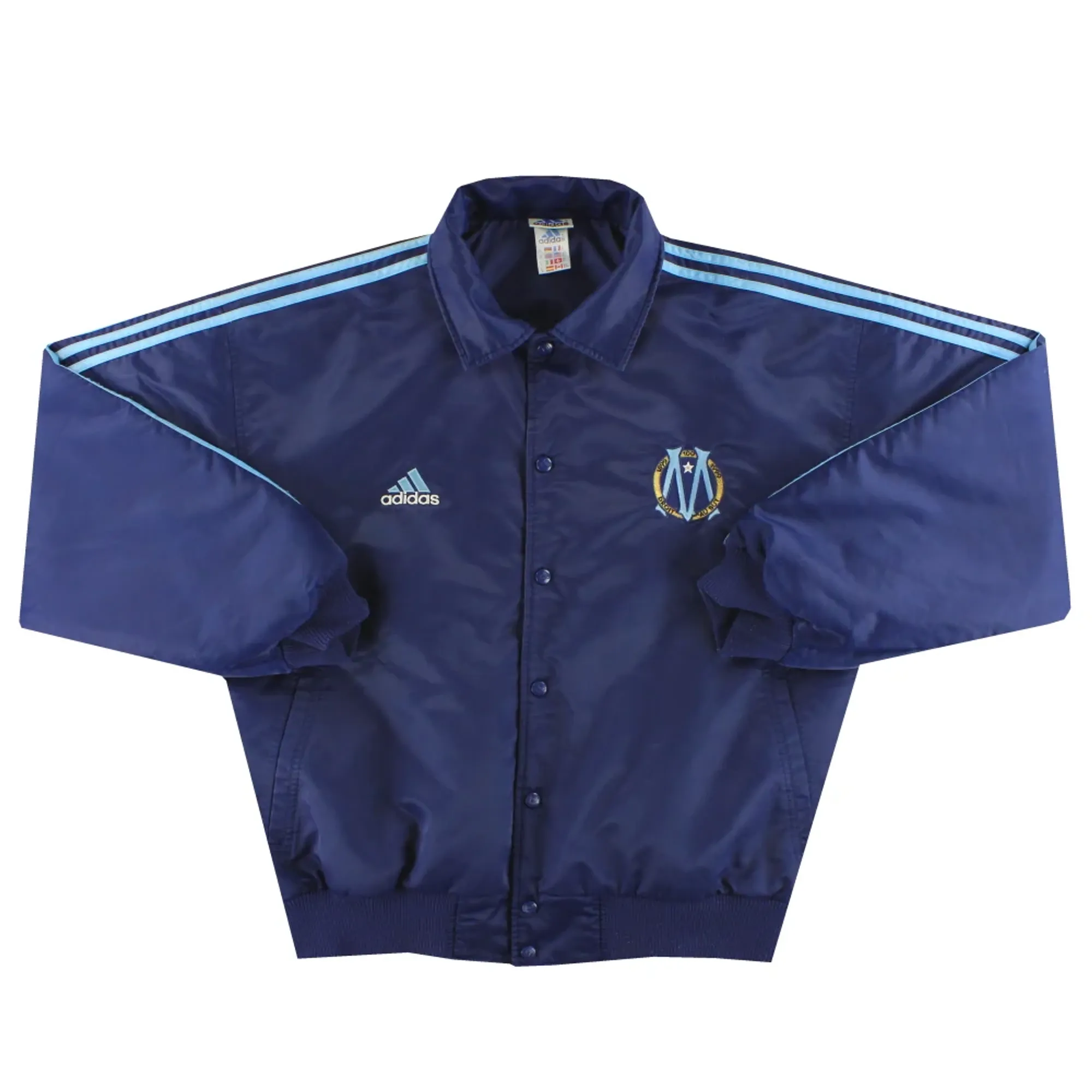 1999-00 Marseille adidas Bomber Jacket XL - Olympique Marseille / Very good 