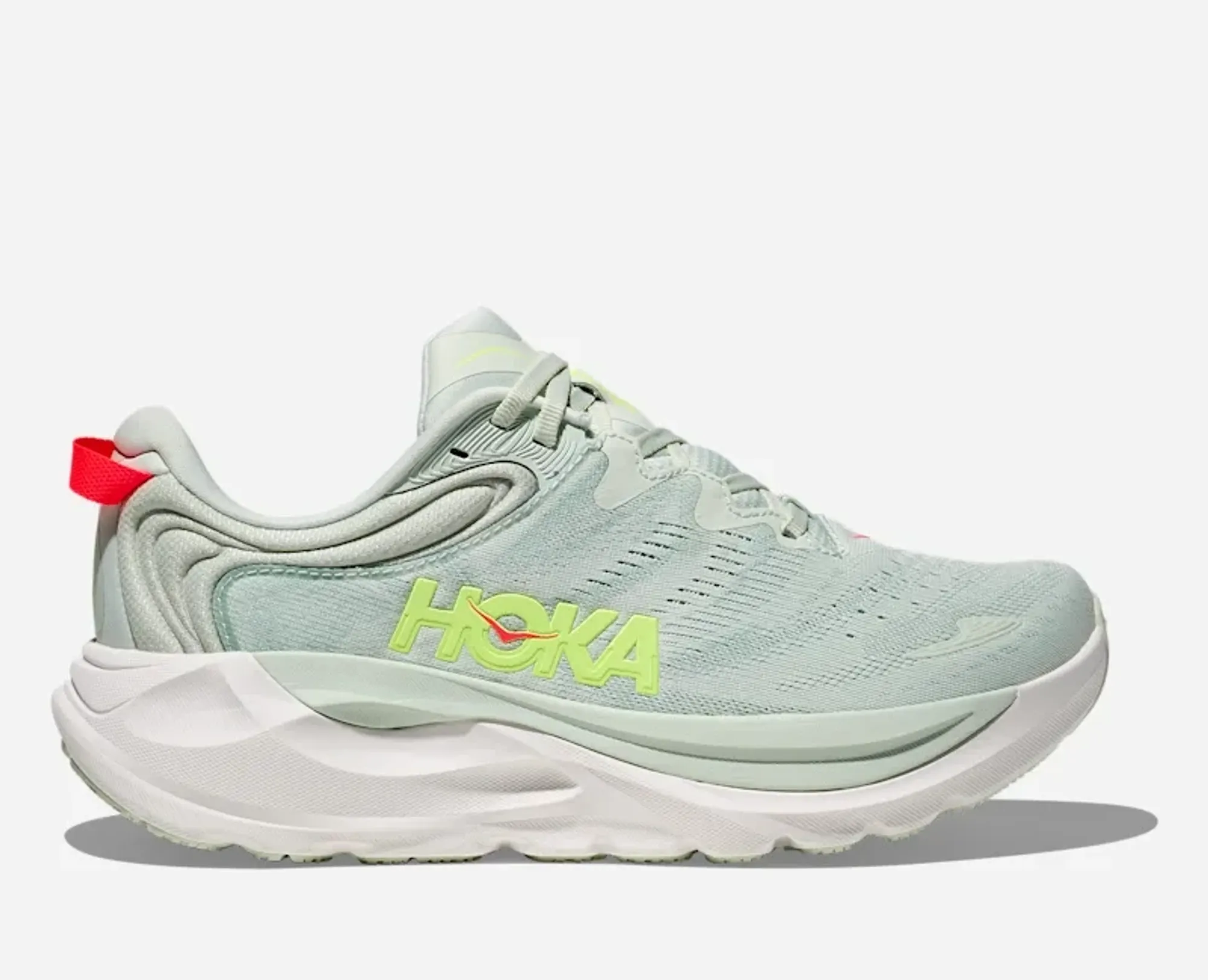 Hoka Women's Gaviota 6 Road Running Shoes In Sea Glass/Sage