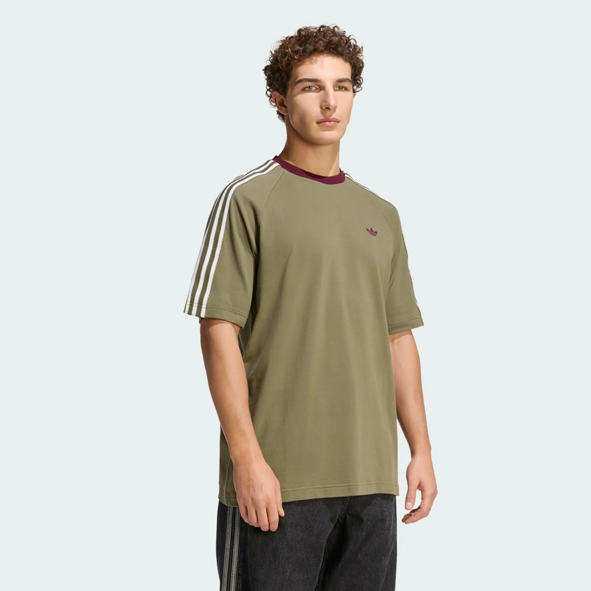 adidas BRITCORE SHORT SLEEVE RINGER T-SHIRT